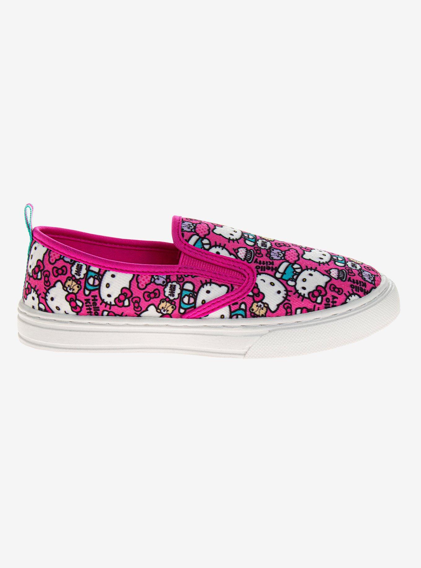 Hello Kitty Girls Slip On Canvas Sneakers, , hi-res