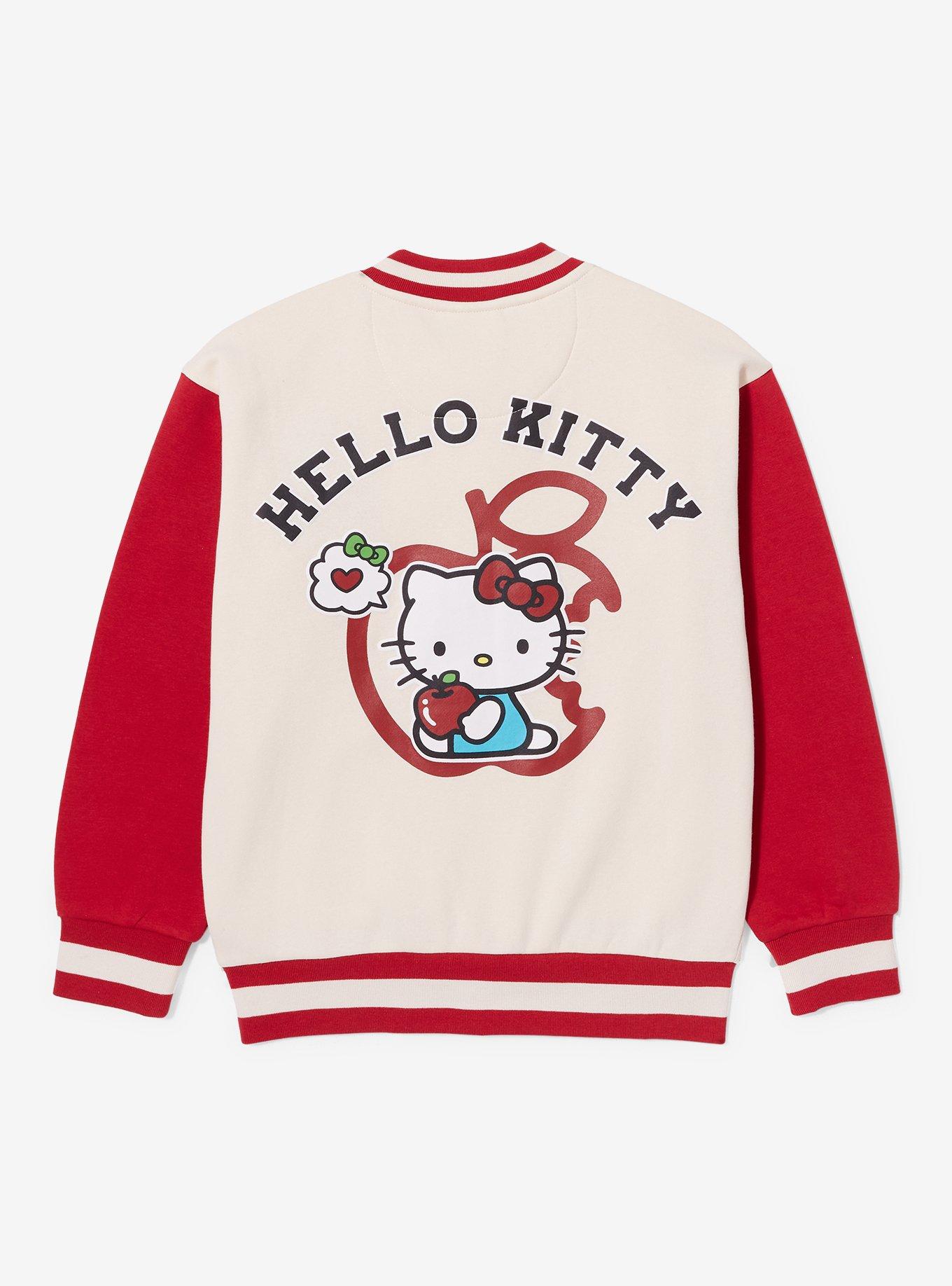 Sanrio Hello Kitty Apple Red Youth Bomber Jacket, , alternate