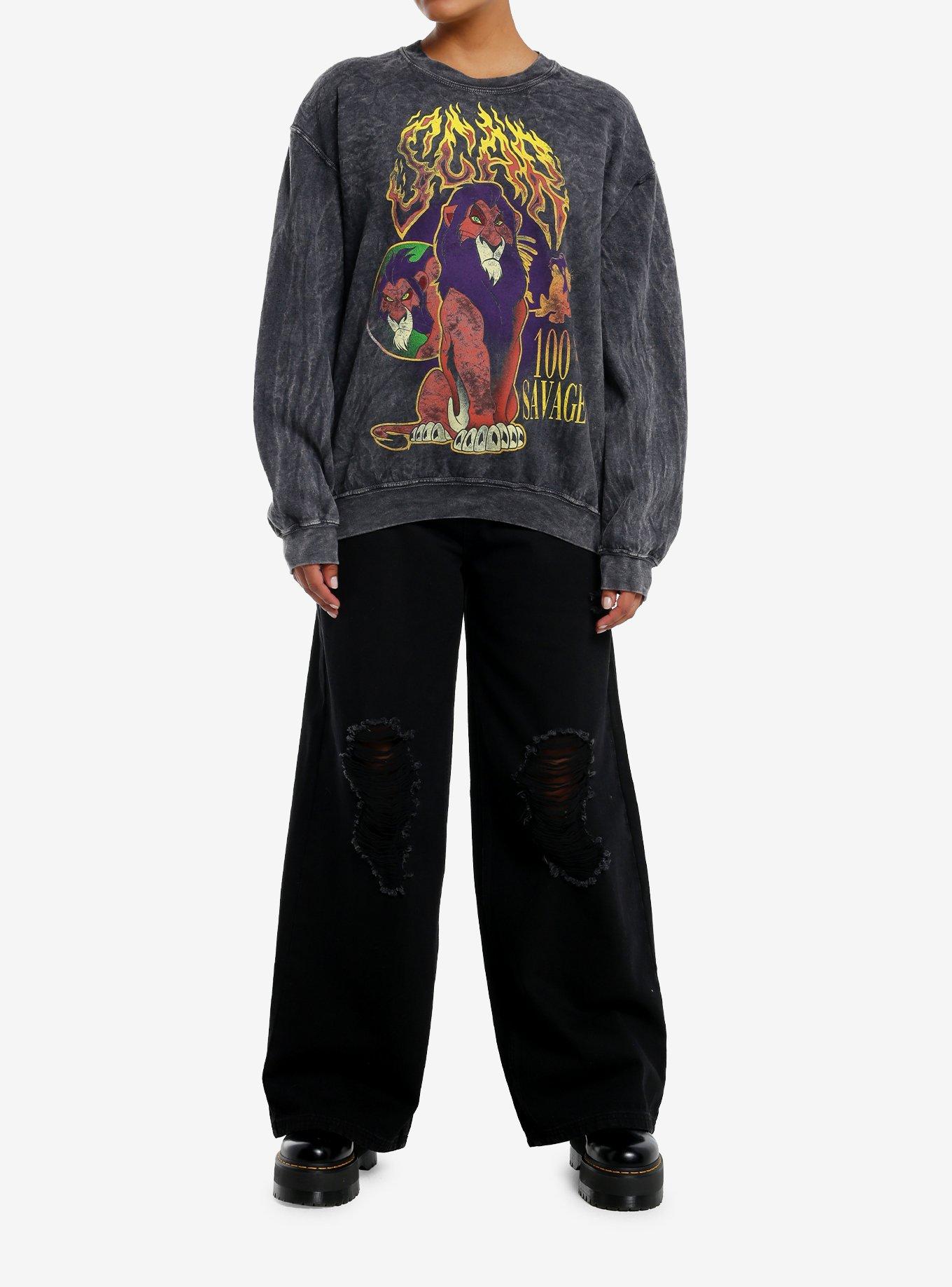 Disney The Lion King Scar Wash Girls Sweatshirt, , hi-res