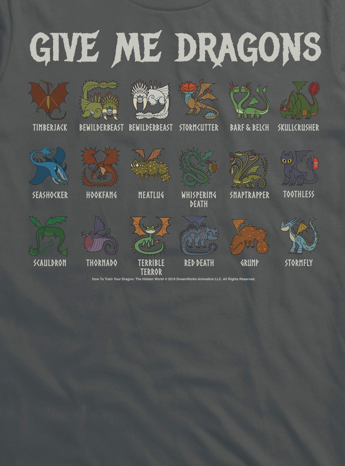 How To Train Your Dragon Give me Dragons List T-Shirt, , hi-res
