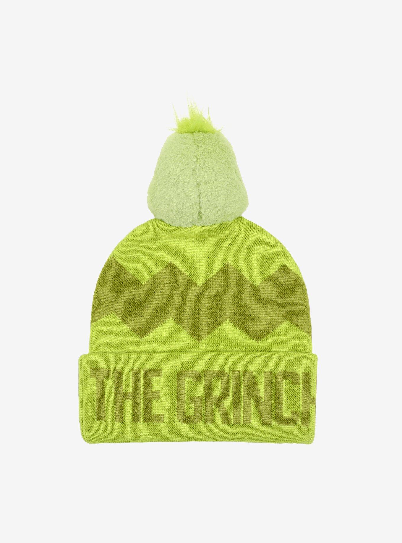 How The Grinch Stole Christmas The Grinch Plush Pom Beanie, , hi-res