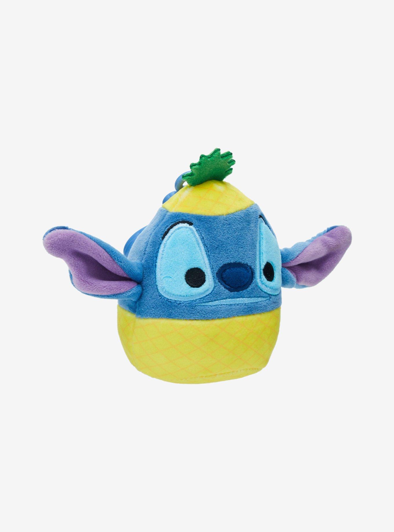 Squishmallows Disney Stitch Pineapple Plush Key Chain, , hi-res