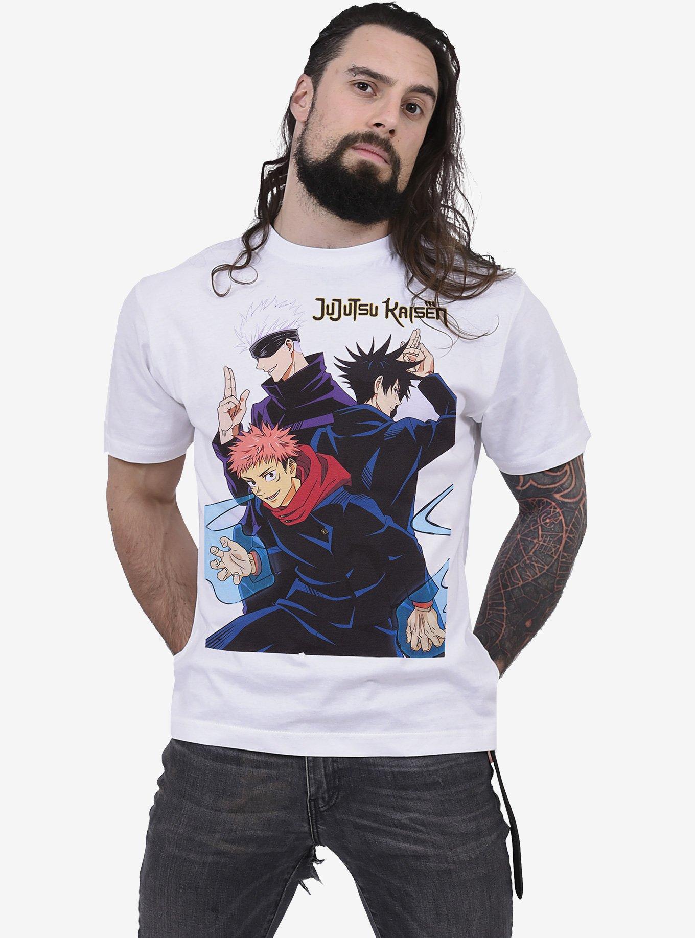 Jujutsu Kaisen Trio Front Print T-Shirt, , hi-res