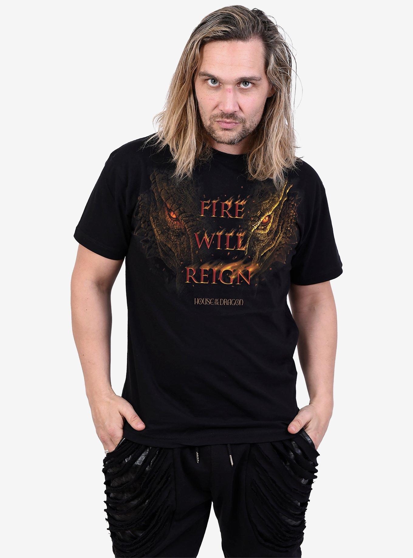 House of the Dragon Fire Will Reign Front Print T-Shirt, , hi-res