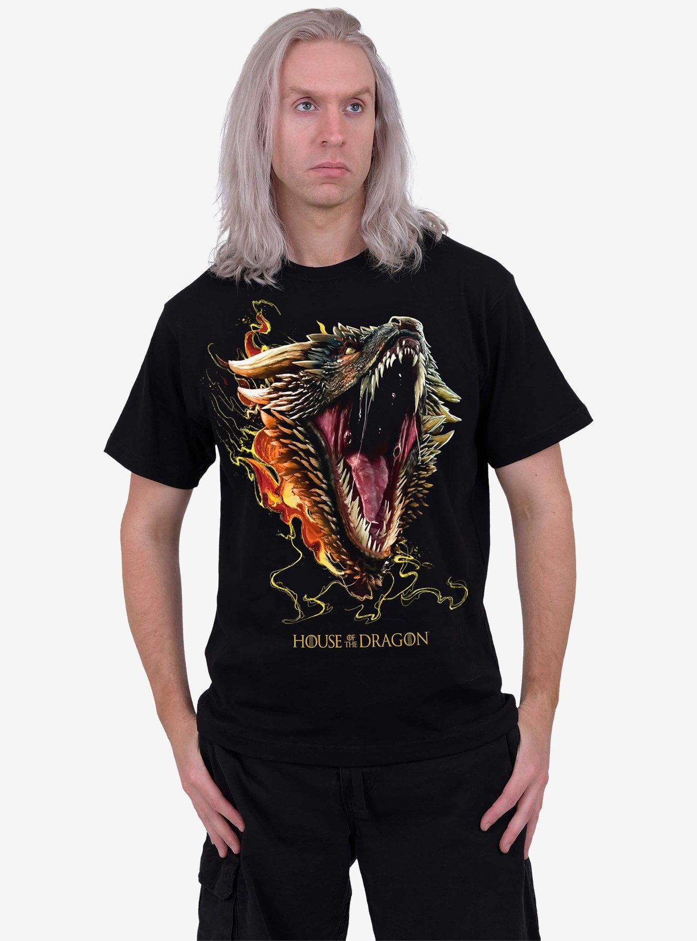 Game of Thrones Drogon Front Print T-Shirt, , hi-res