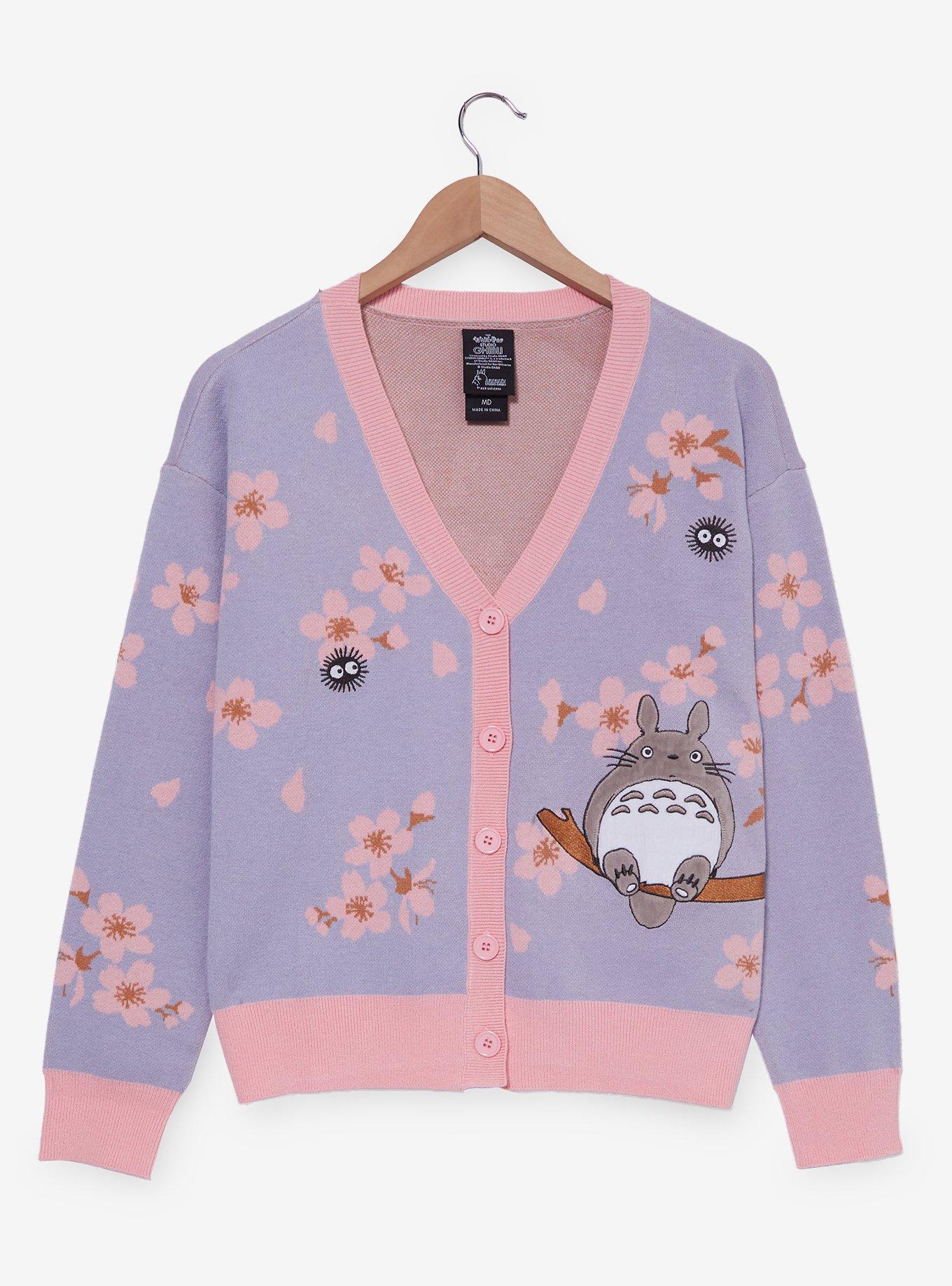 Her Universe Studio Ghibli® My Neighbor Totoro Cherry Blossom Totoro Cardigan, , hi-res