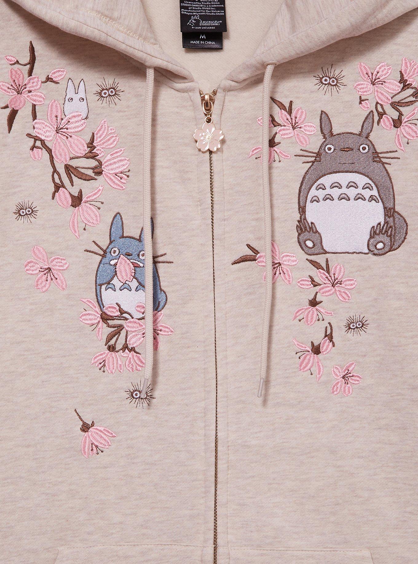 Our Universe Studio Ghibli® My Neighbor Totoro Cherry Blossom Zip Hoodie, MULTI, alternate