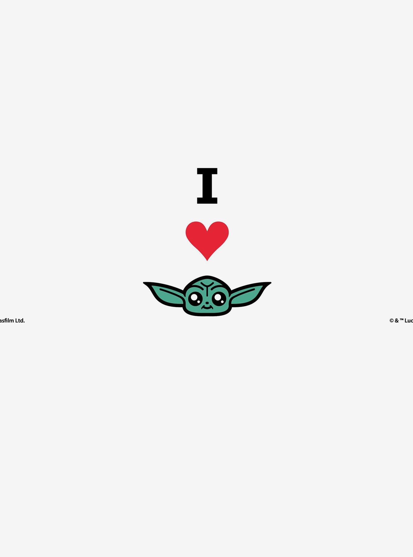 Star Wars The Mandalorian I Heart Grogu 20oz Tumbler, , hi-res