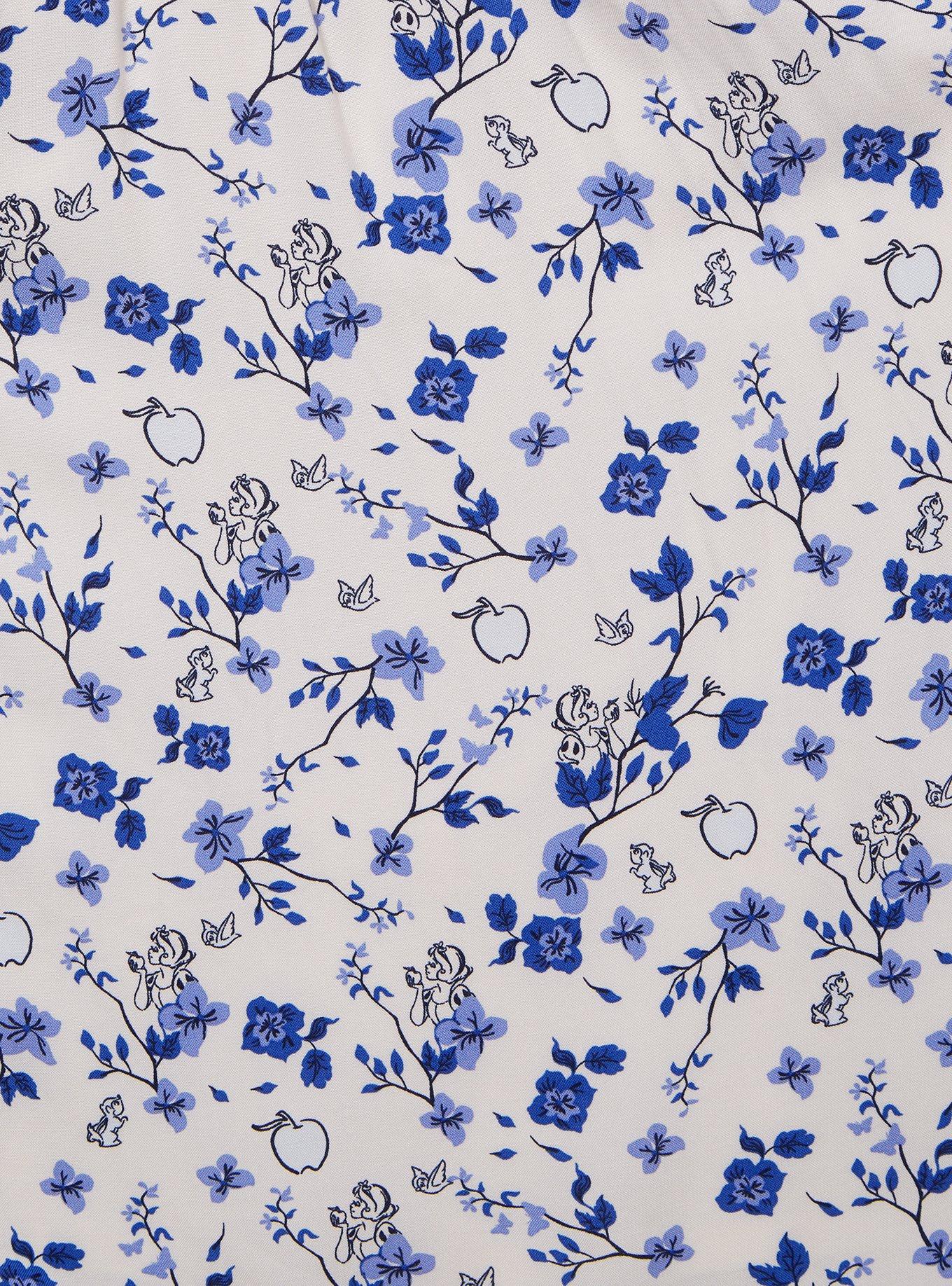 Disney Snow White and the Seven Dwarfs Floral Allover Print Plus Size Dress &mdash; BoxLunch Exclusive, , alternate