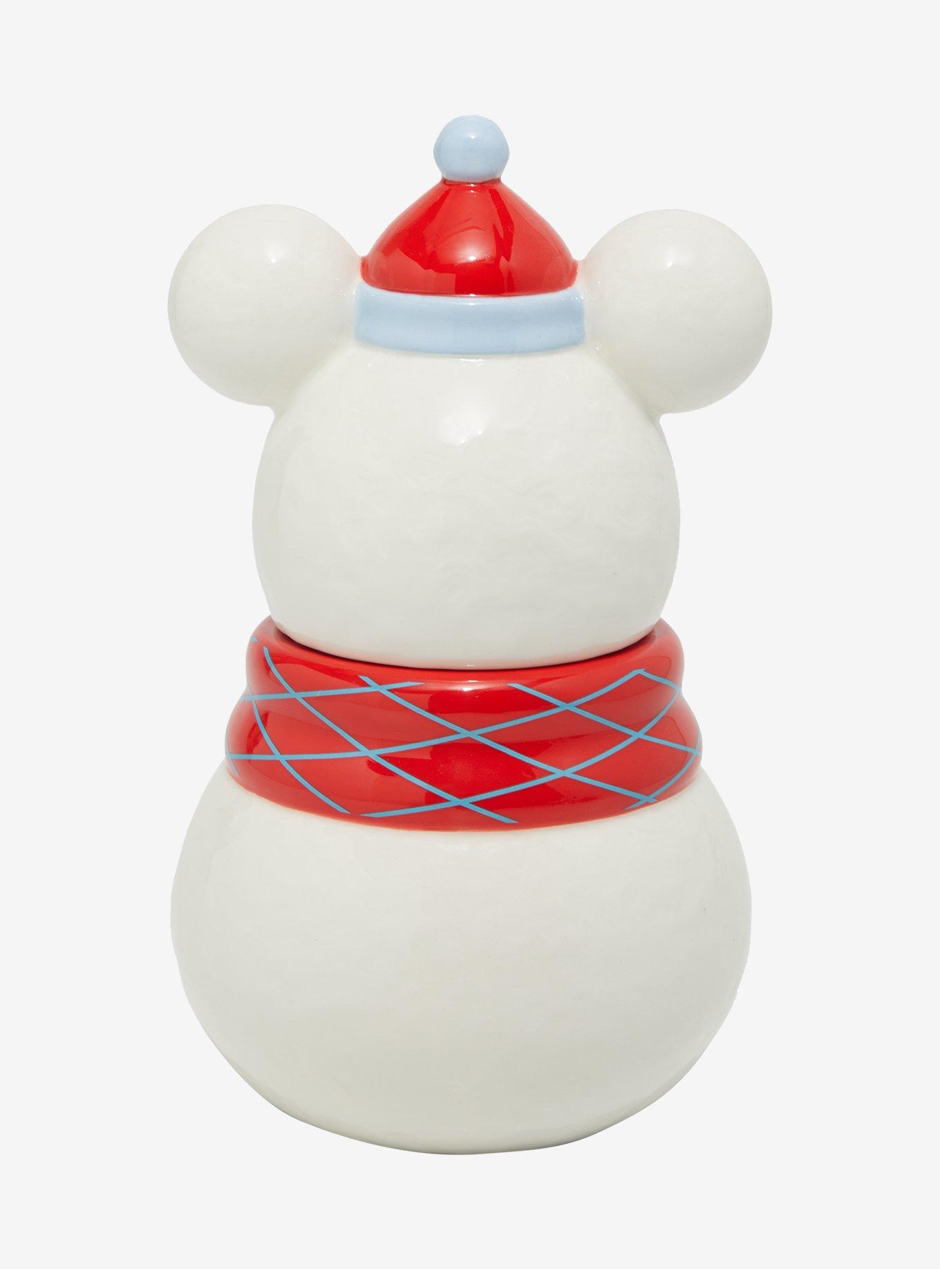 Disney Mickey Mouse Snowman Figural Lidded Candy Dish - BoxLunch Exclusive