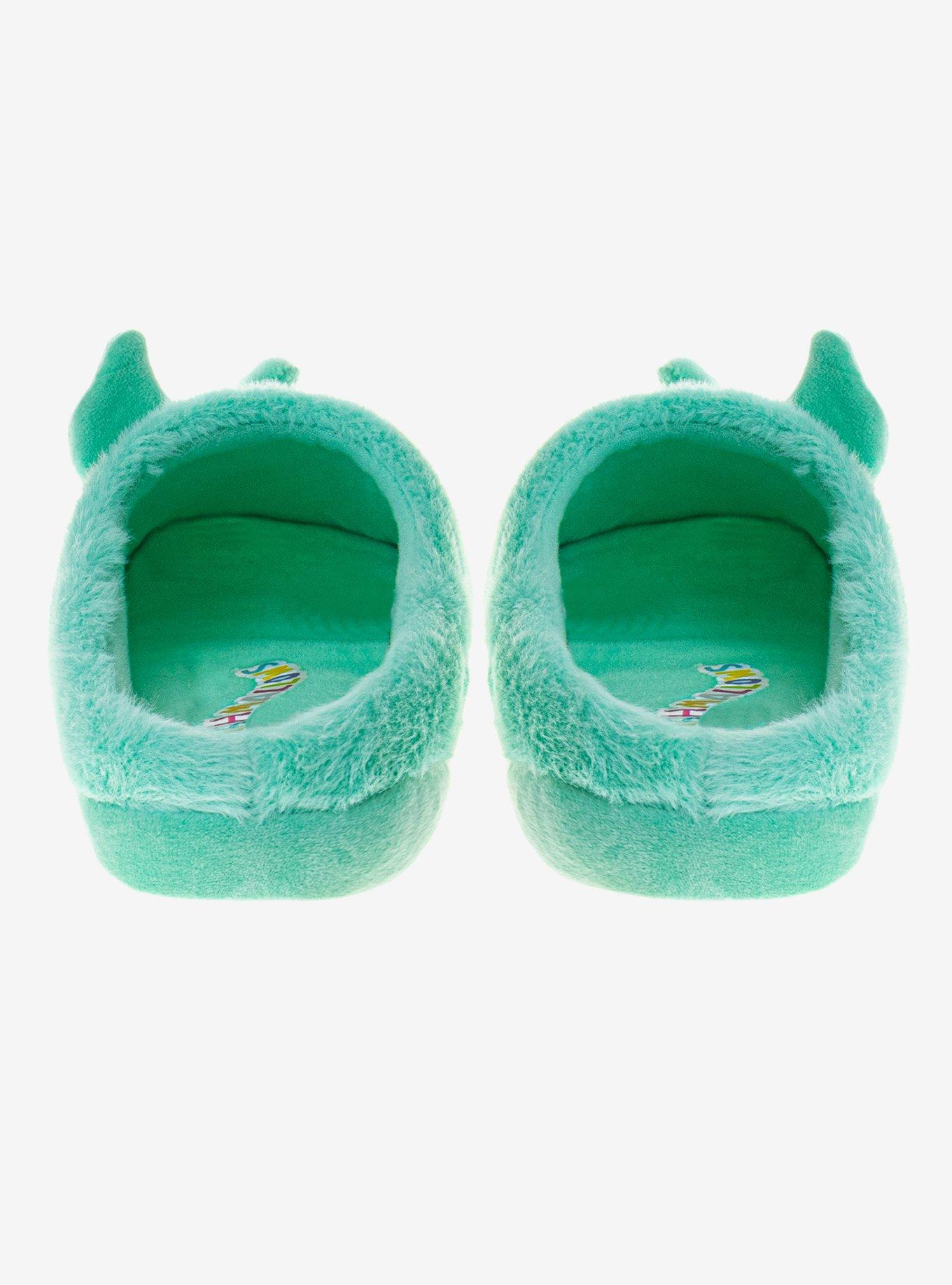 Squishmallows Winston the Owl Girls Slippers, GREEN, alternate