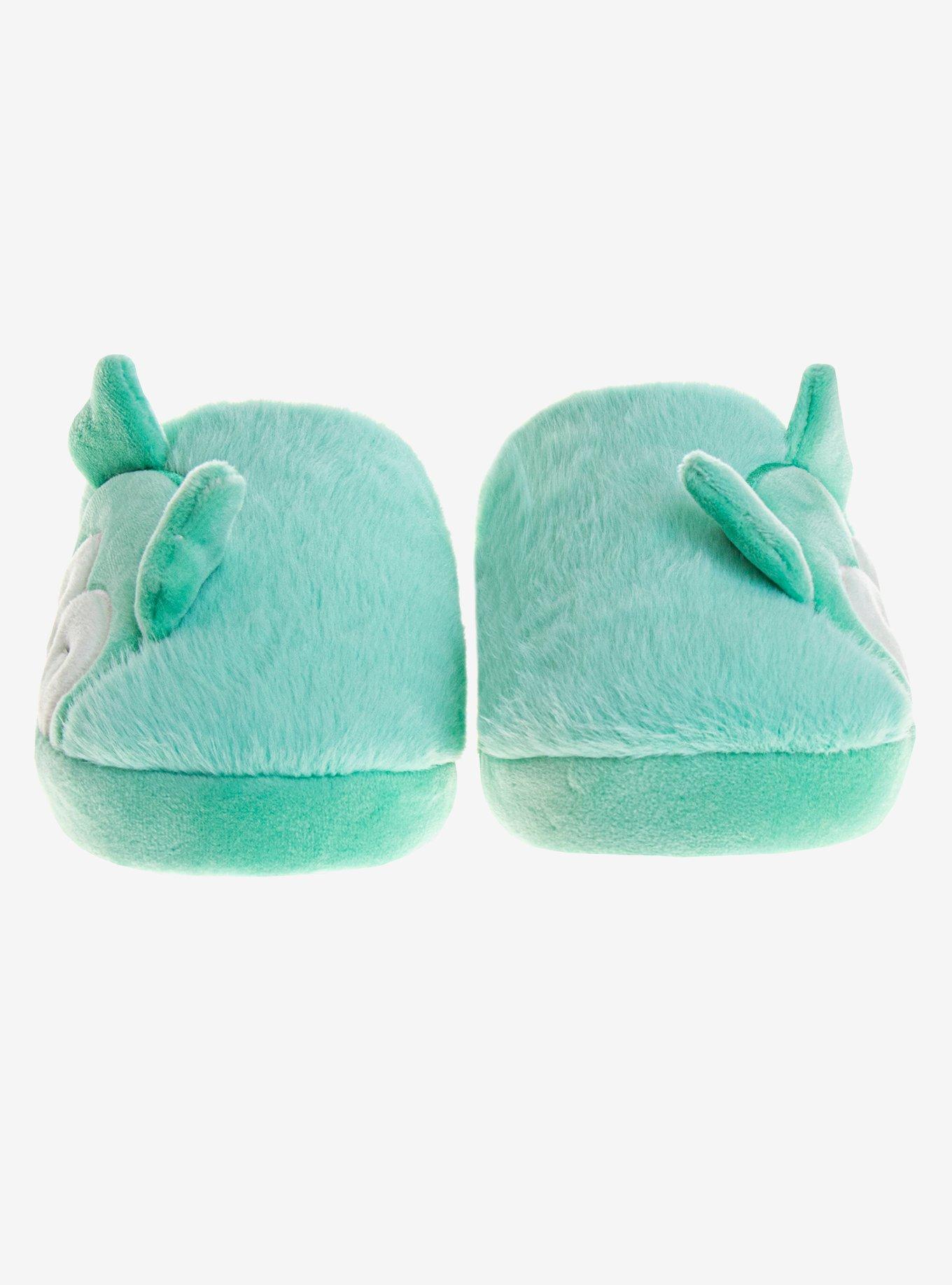 Squishmallows Winston the Owl Girls Slippers, GREEN, alternate