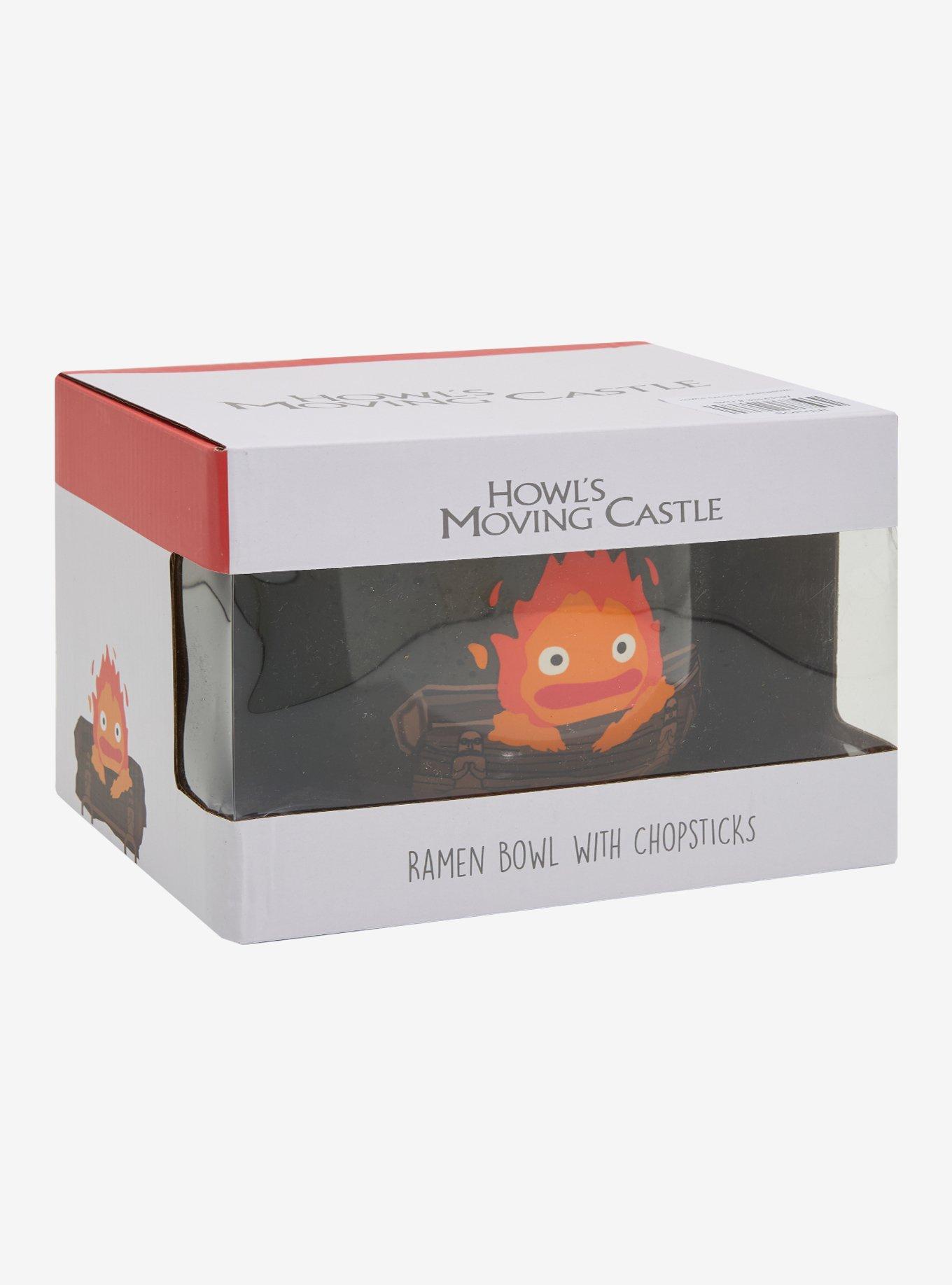 Studio Ghibli® Howl's Moving Castle Calcifer Ramen Bowl with Chopsticks - BoxLunch Exclusive, , alternate