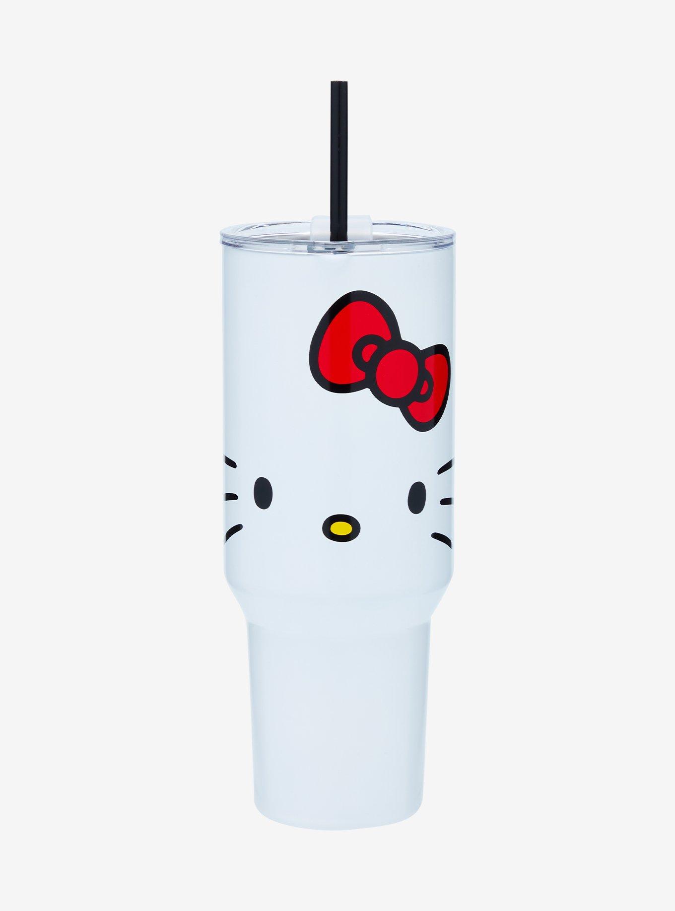 Sanrio Hello Kitty Facial Straw Tumbler with Handle, , hi-res