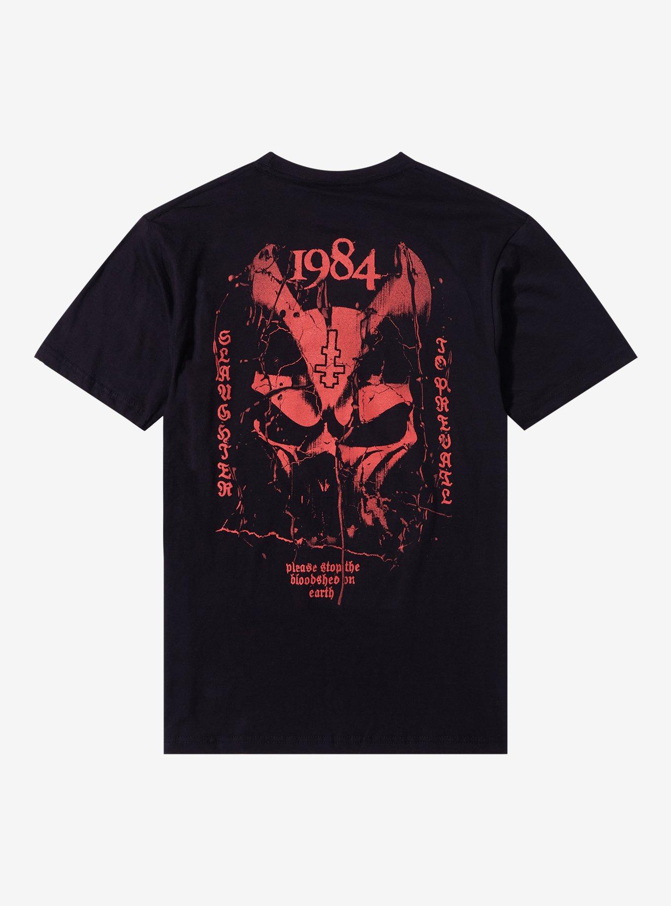Slaughter To Prevail Dripping Logo T-Shirt, BLACK, alternate