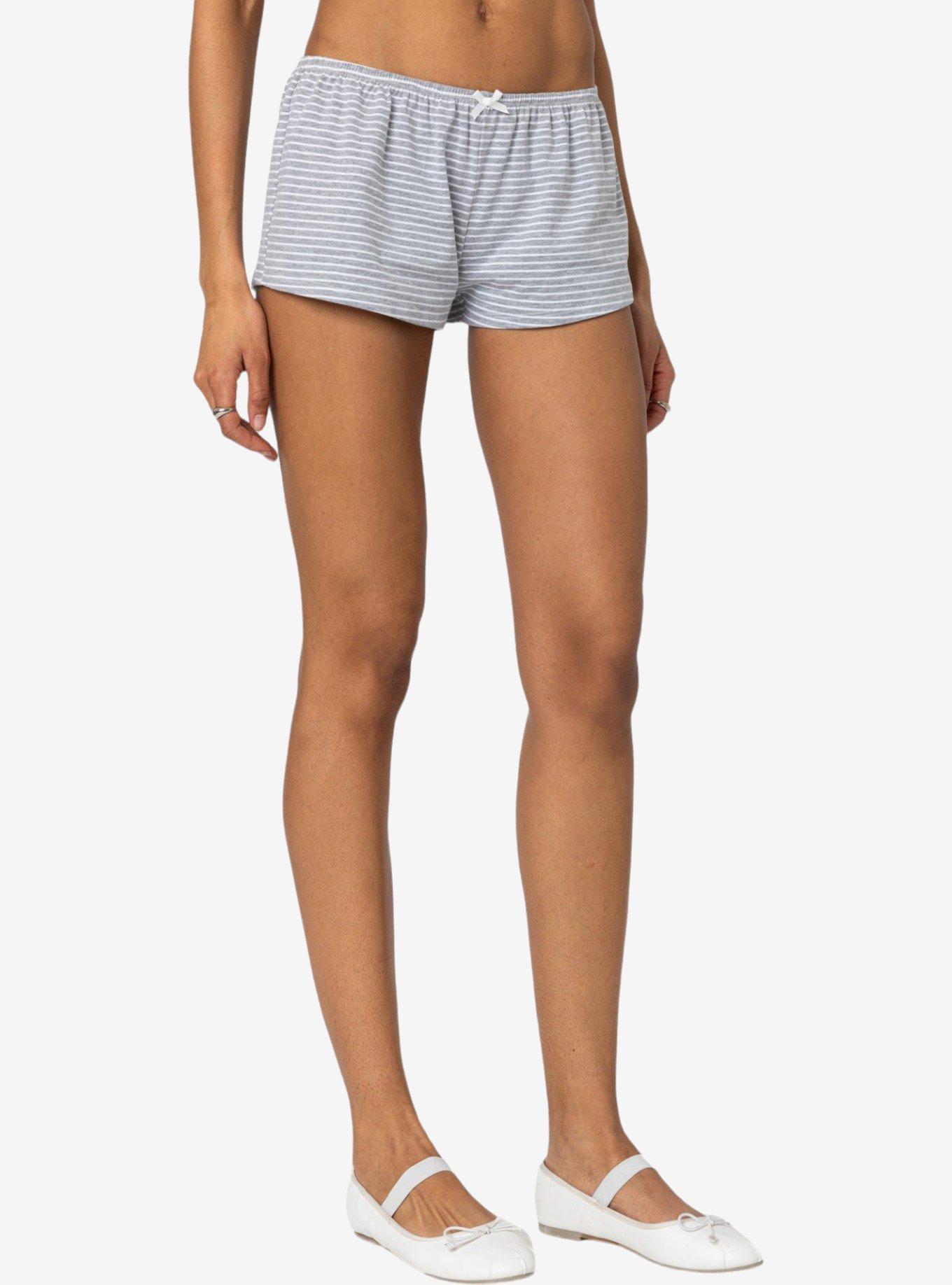 Edikted Astor Striped Shorts, MULTI, alternate
