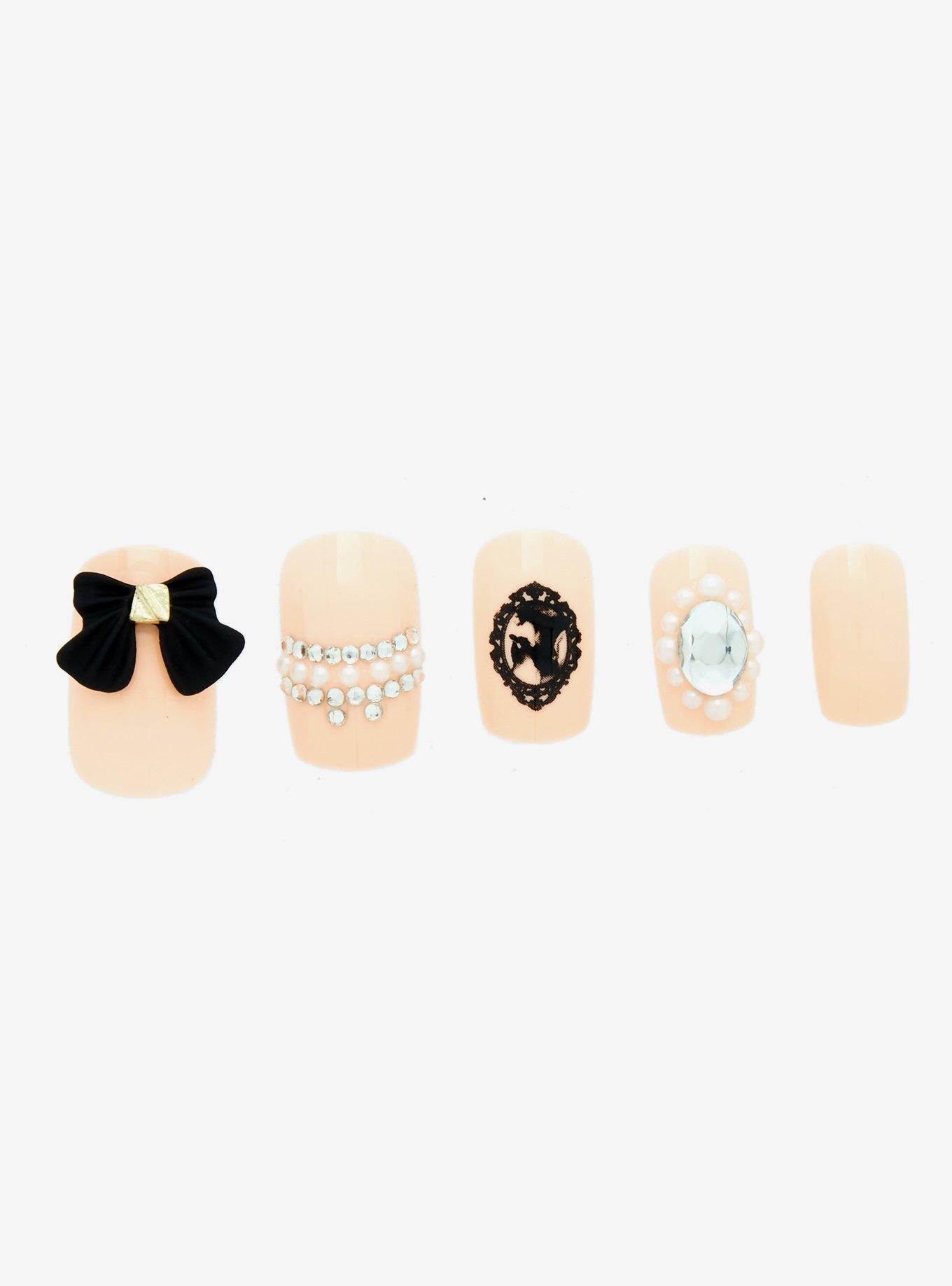 Blackheart Nude Coquette Press-On Nail Set, , hi-res