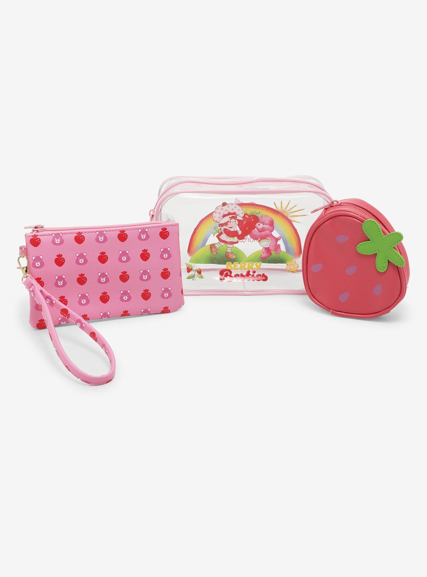 Strawberry Shortcake X Care Bears Berry Besties Makeup Bag Set, , hi-res