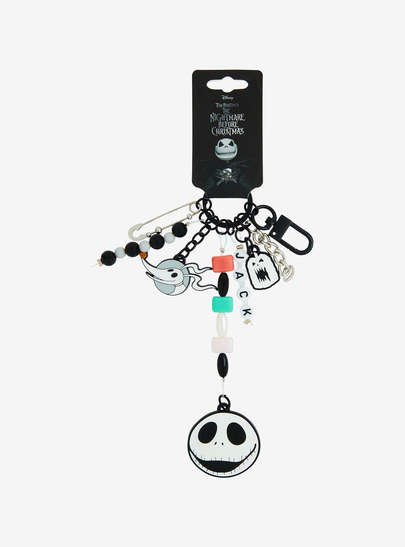 Disney The Nightmare Before Christmas Jack Skellington & Zero Multi Charm Keychain, , alternate