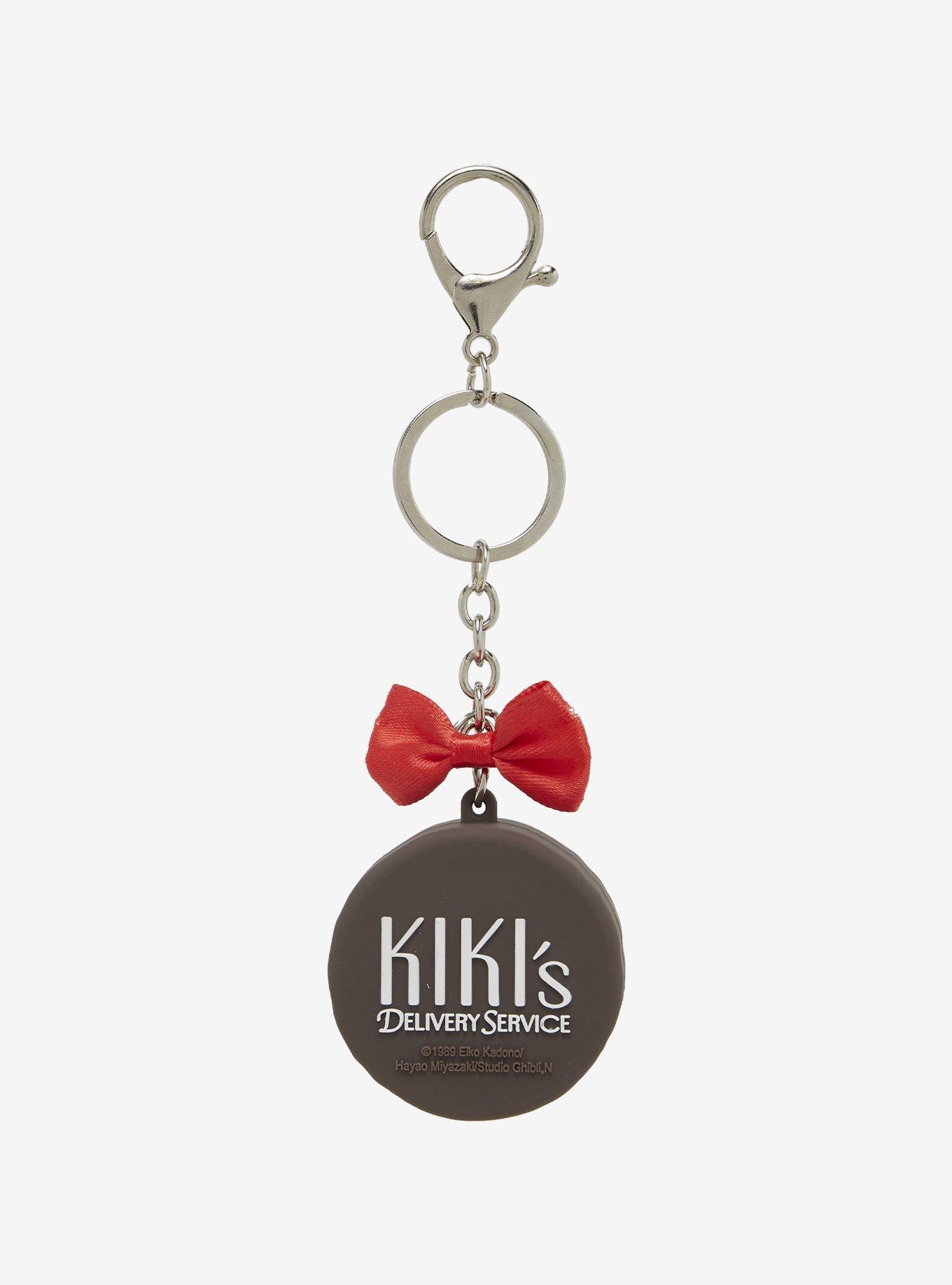 Studio Ghibli® Kiki's Delivery Service Kiki Cake & Red Bow Keychain, , hi-res