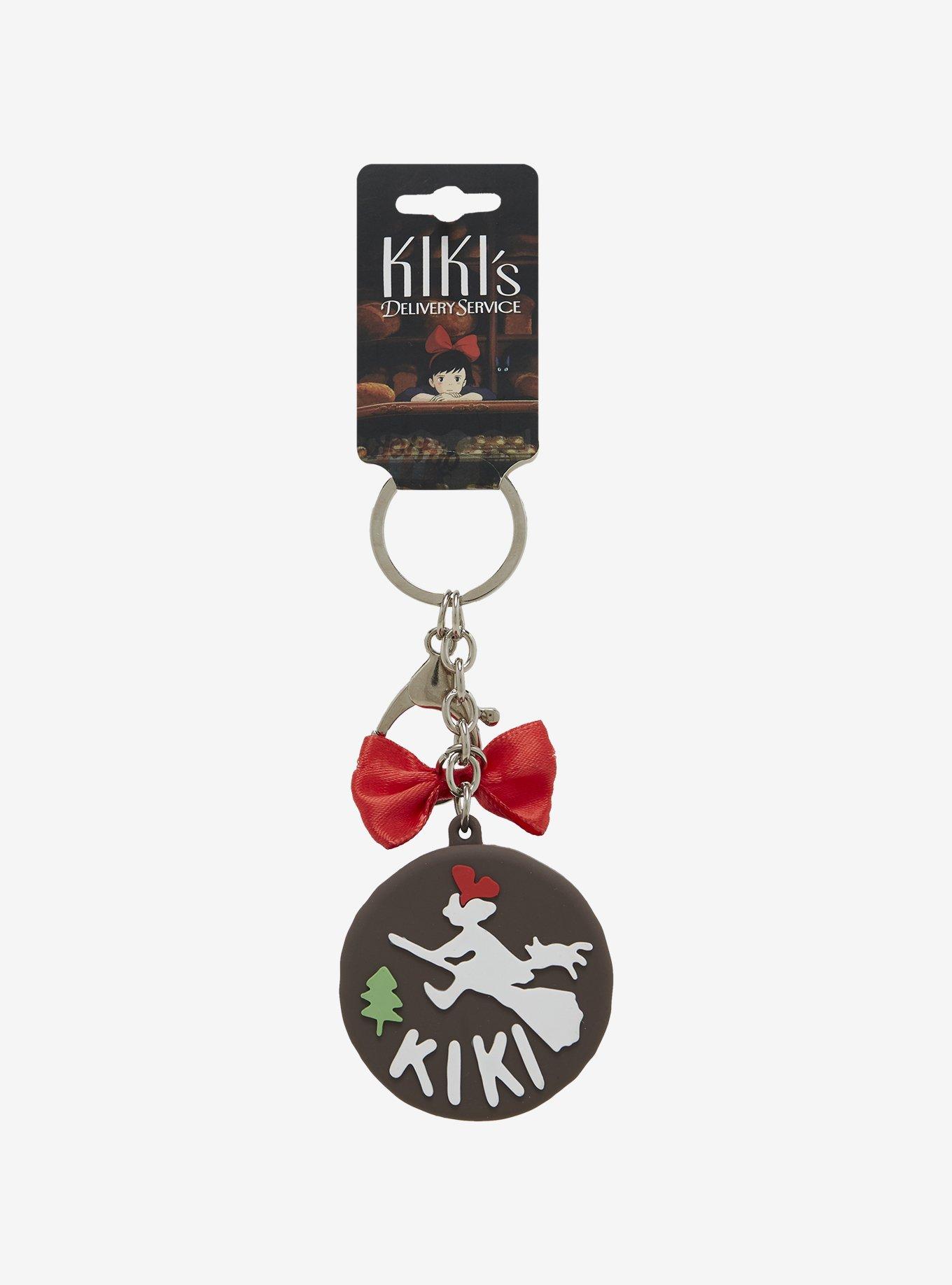 Studio Ghibli&reg; Kiki's Delivery Service Kiki Cake & Red Bow Keychain, , alternate
