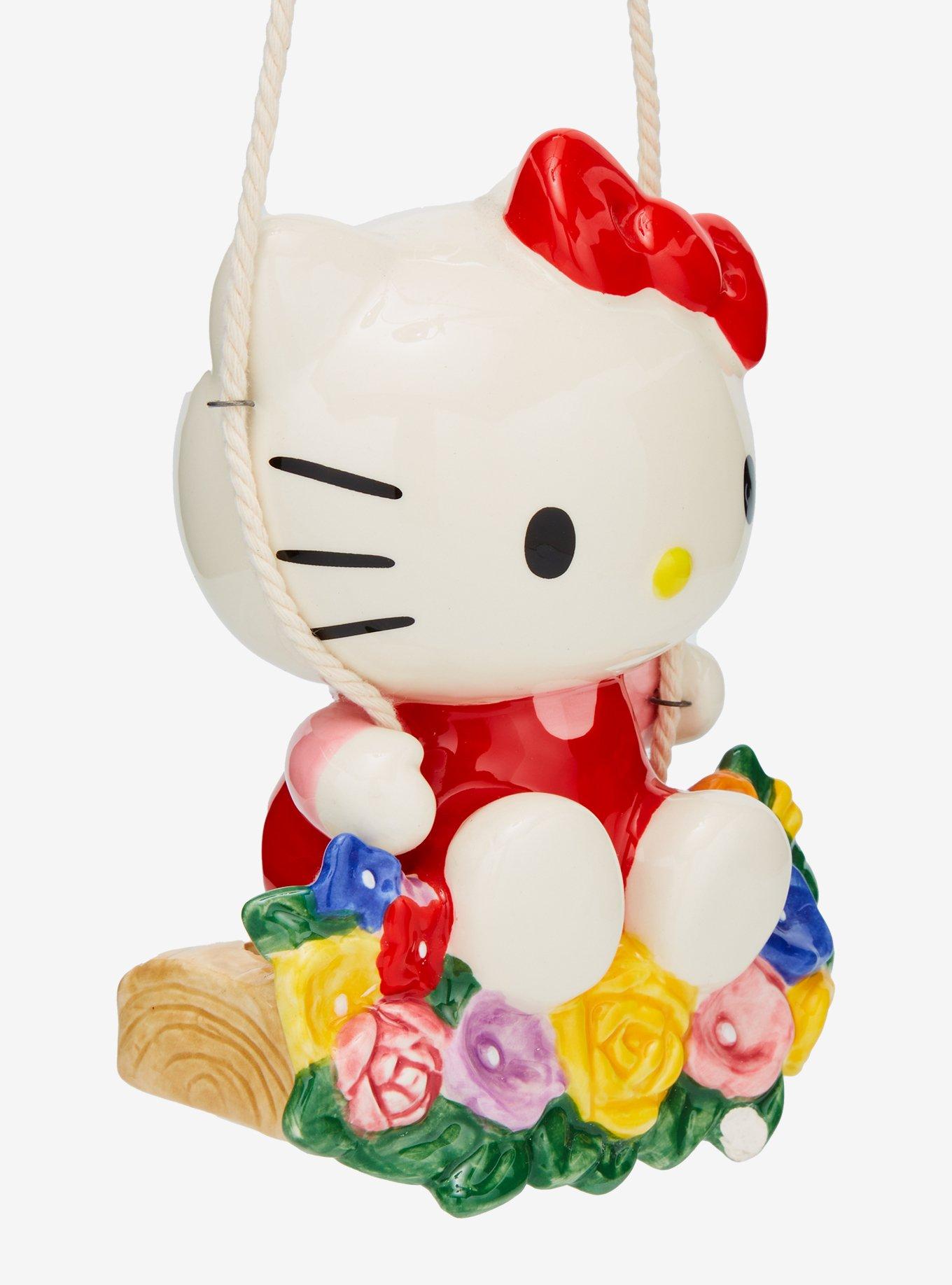 Sanrio Hello Kitty Floral Swing Ceramic Figure, , alternate