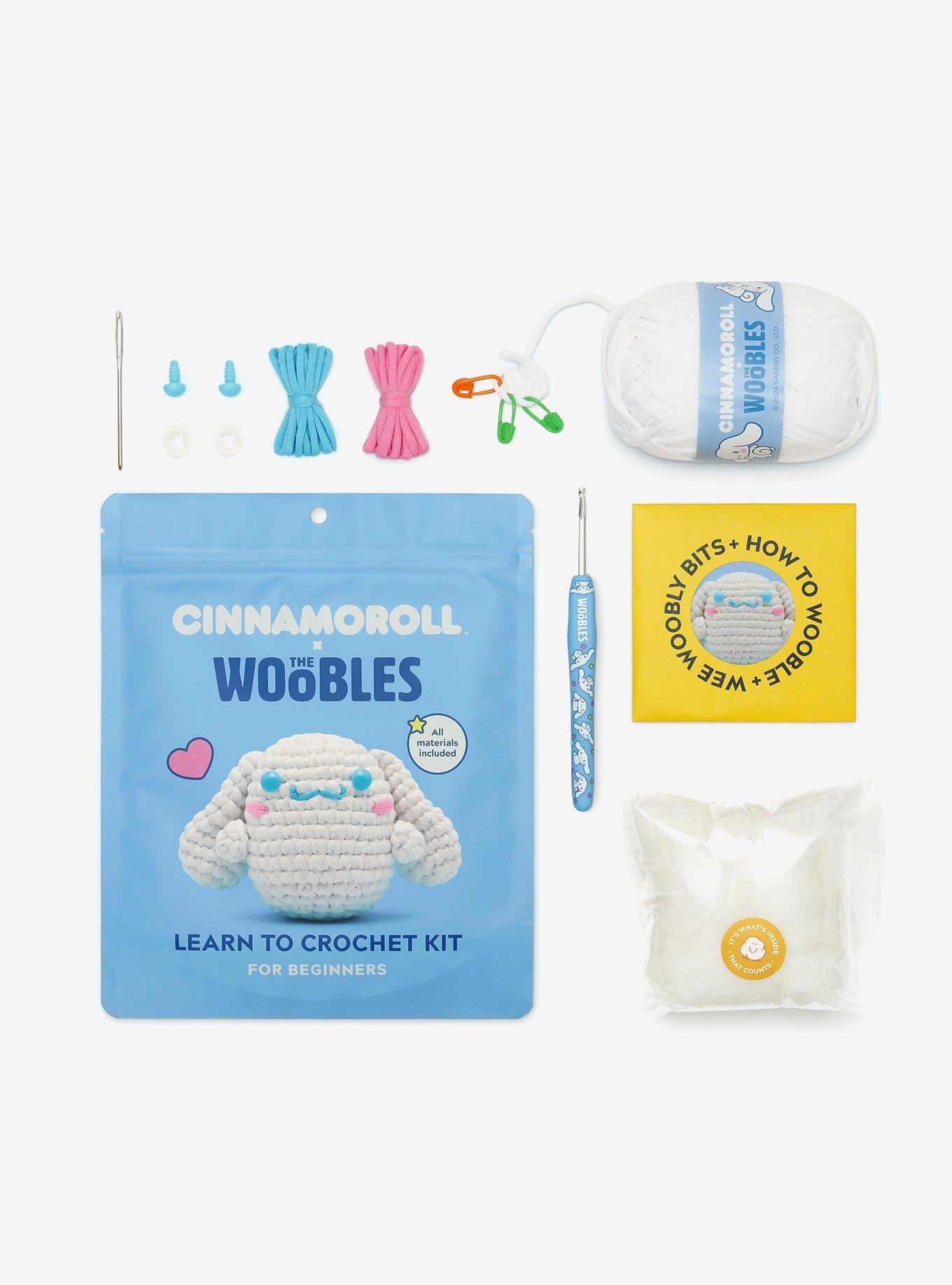 The Woobles Cinnamoroll Beginner Crochet Kit, , alternate