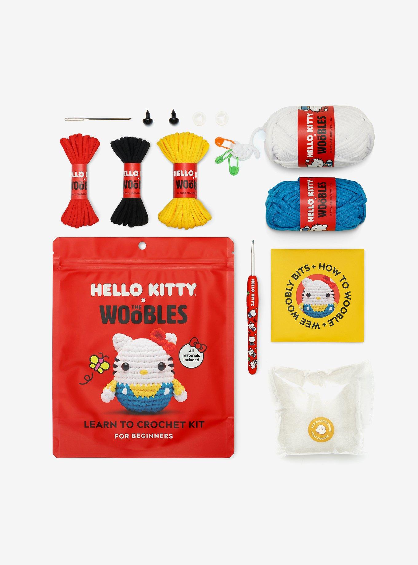 The Woobles Hello Kitty Beginner Crochet Kit, , hi-res