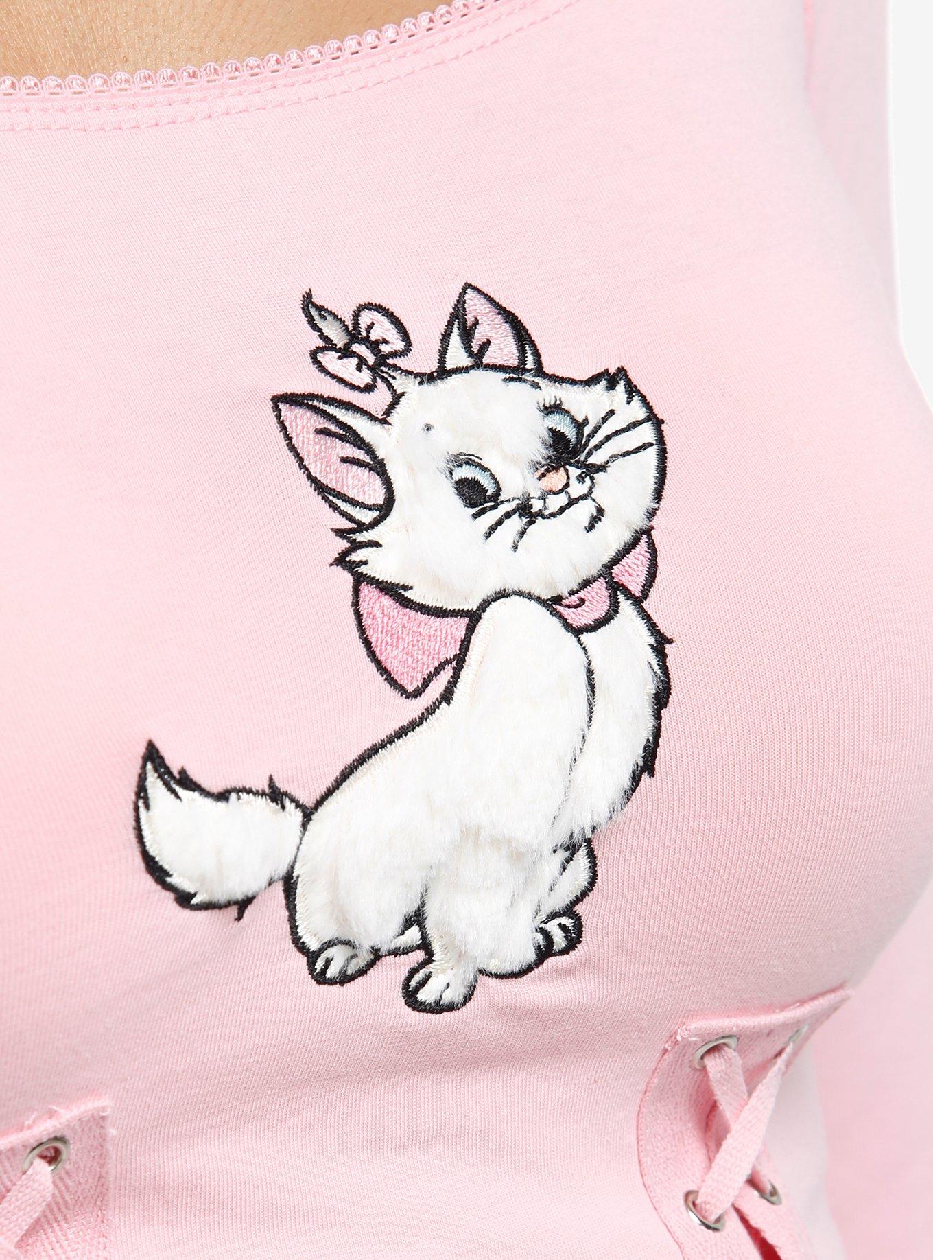 Disney The Aristocats Marie Off-The-Shoulder Long-Sleeve Top, MULTI, alternate