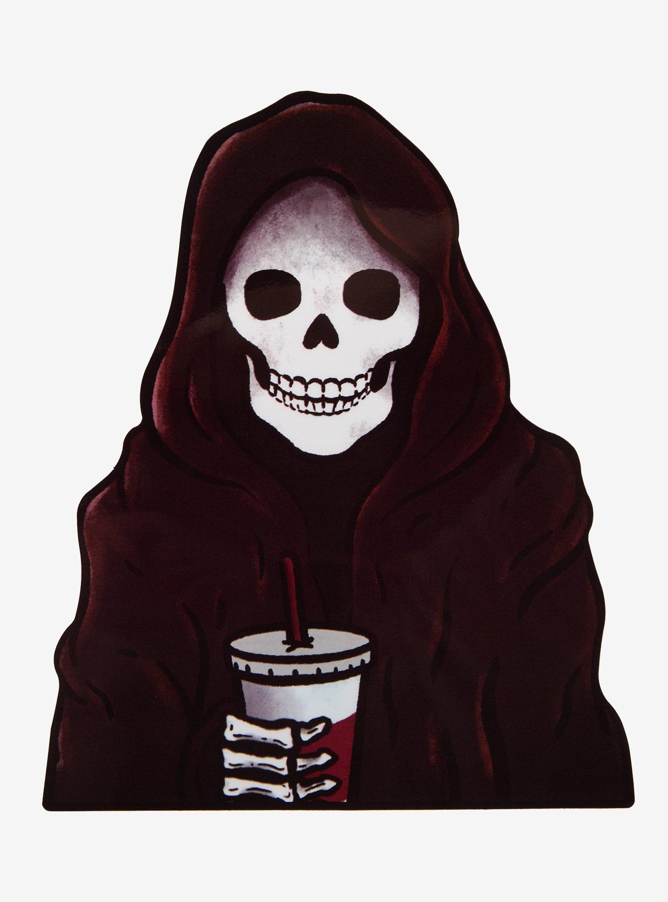 Grim Reaper Drink Car Decal, , hi-res