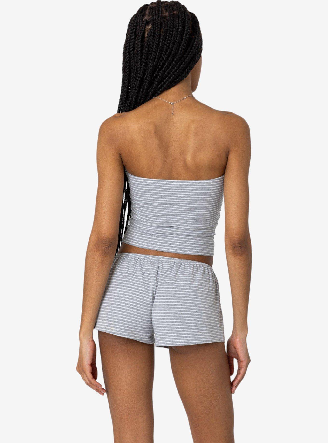 Edikted Astor Striped Tube Top, MULTI, alternate