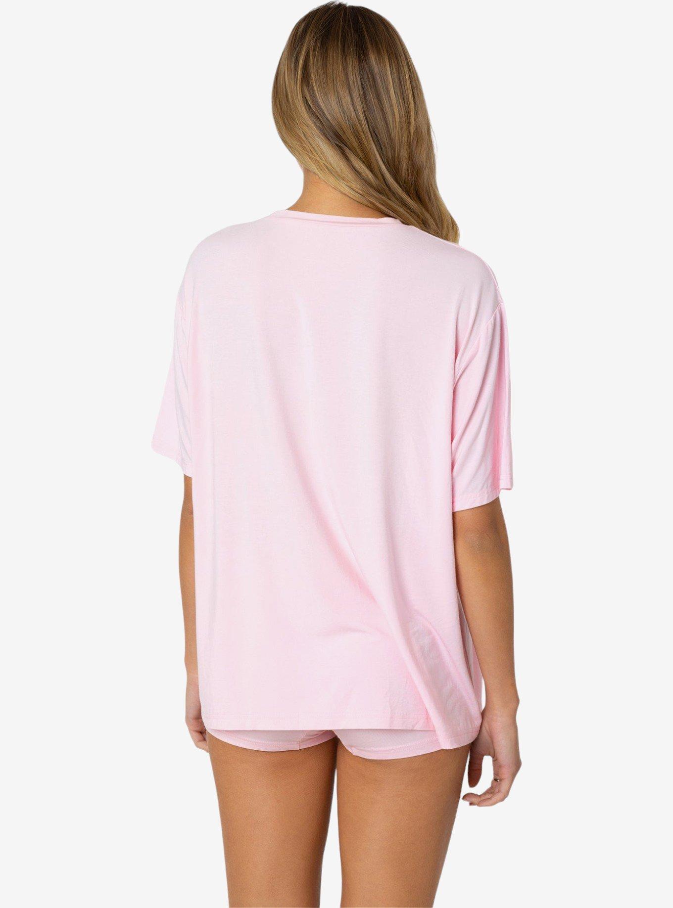 Edikted Bf Oversized T Shirt, PINK, alternate