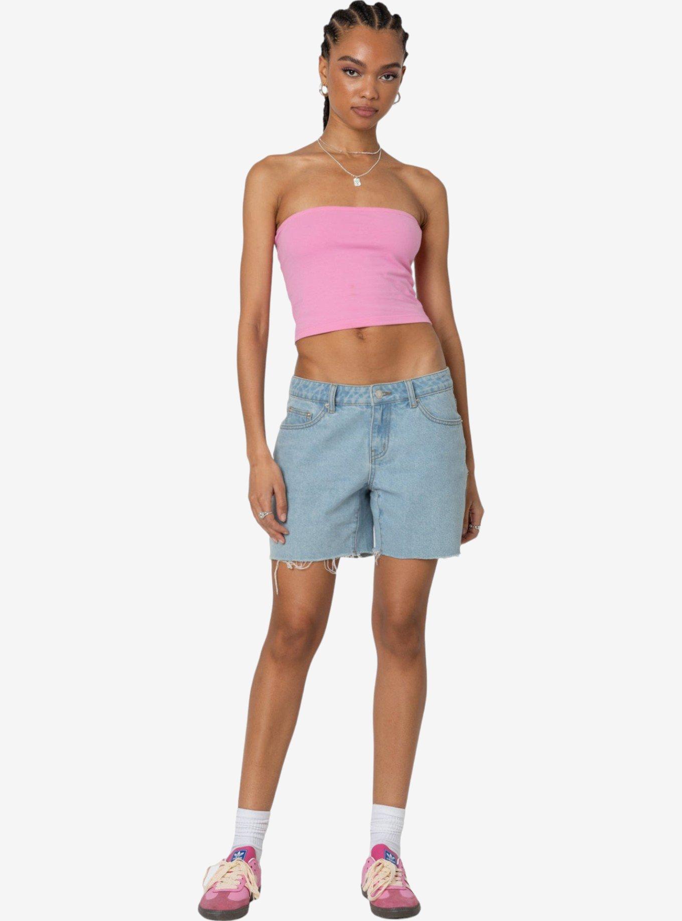Edikted Basic Tube Top, PINK, alternate