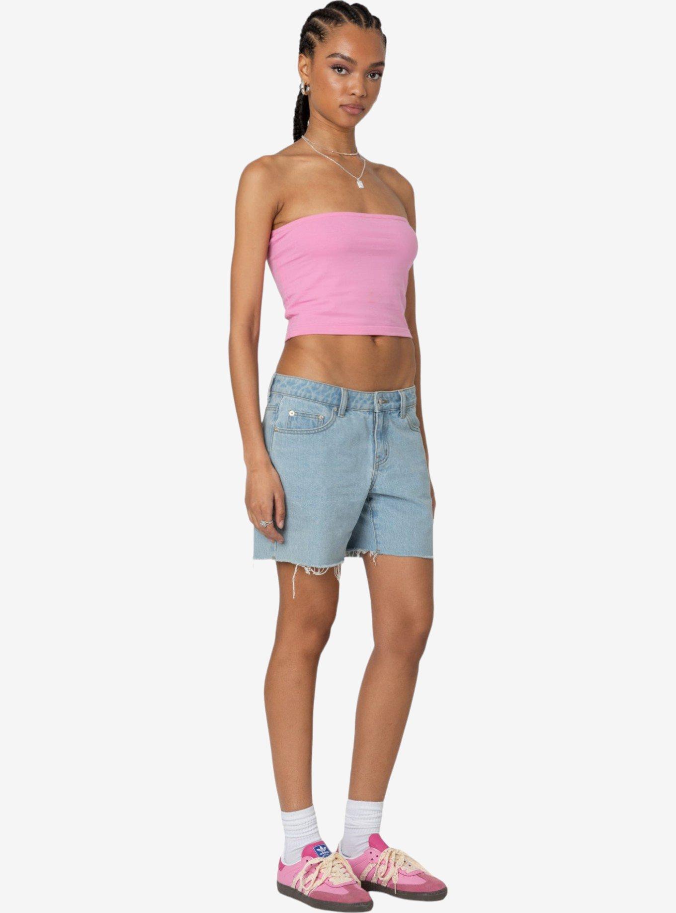Edikted Basic Tube Top, PINK, alternate