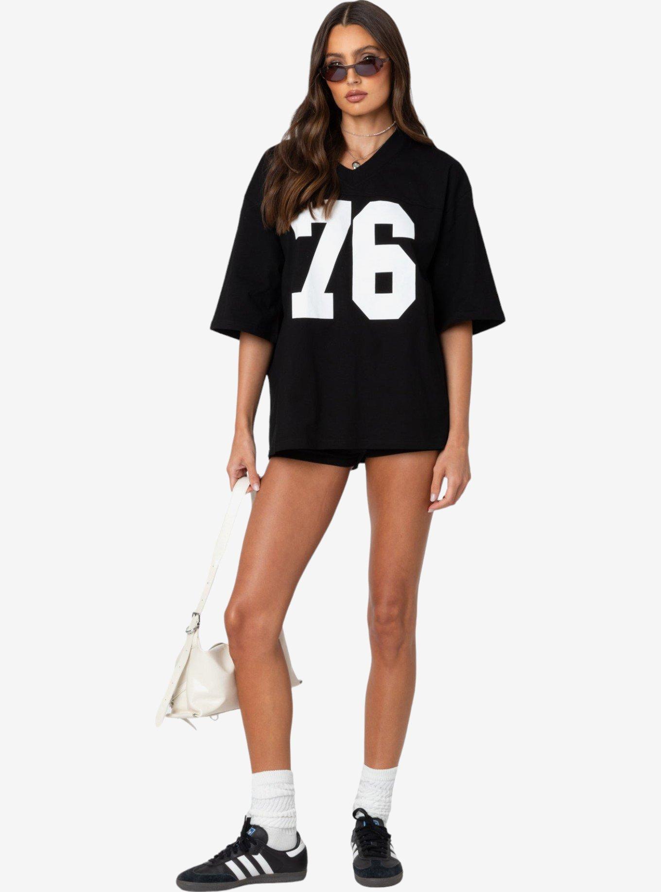Edikted 76 Oversized T-Shirt, BLACK, alternate