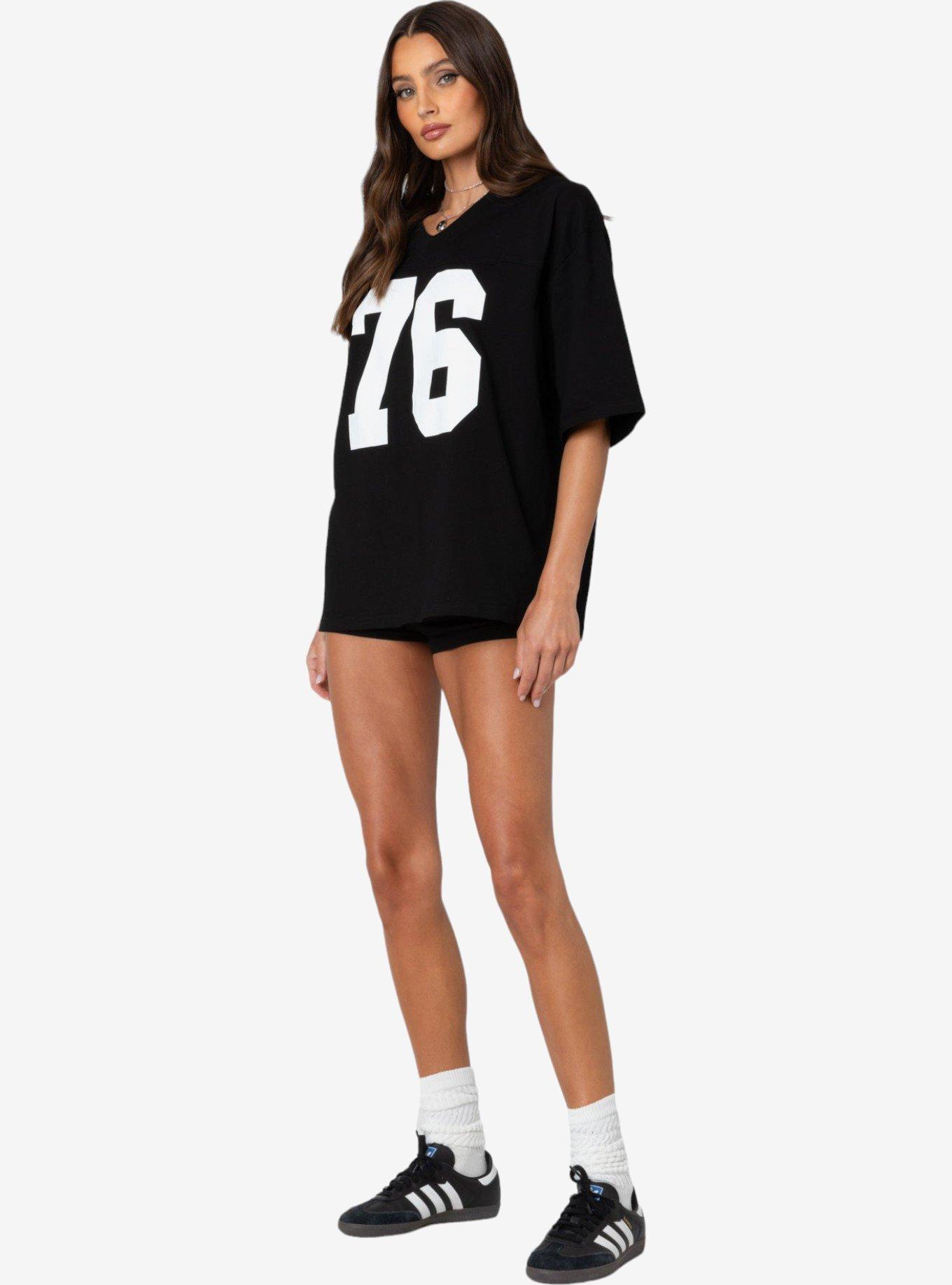 Edikted 76 Oversized T-Shirt, BLACK, alternate