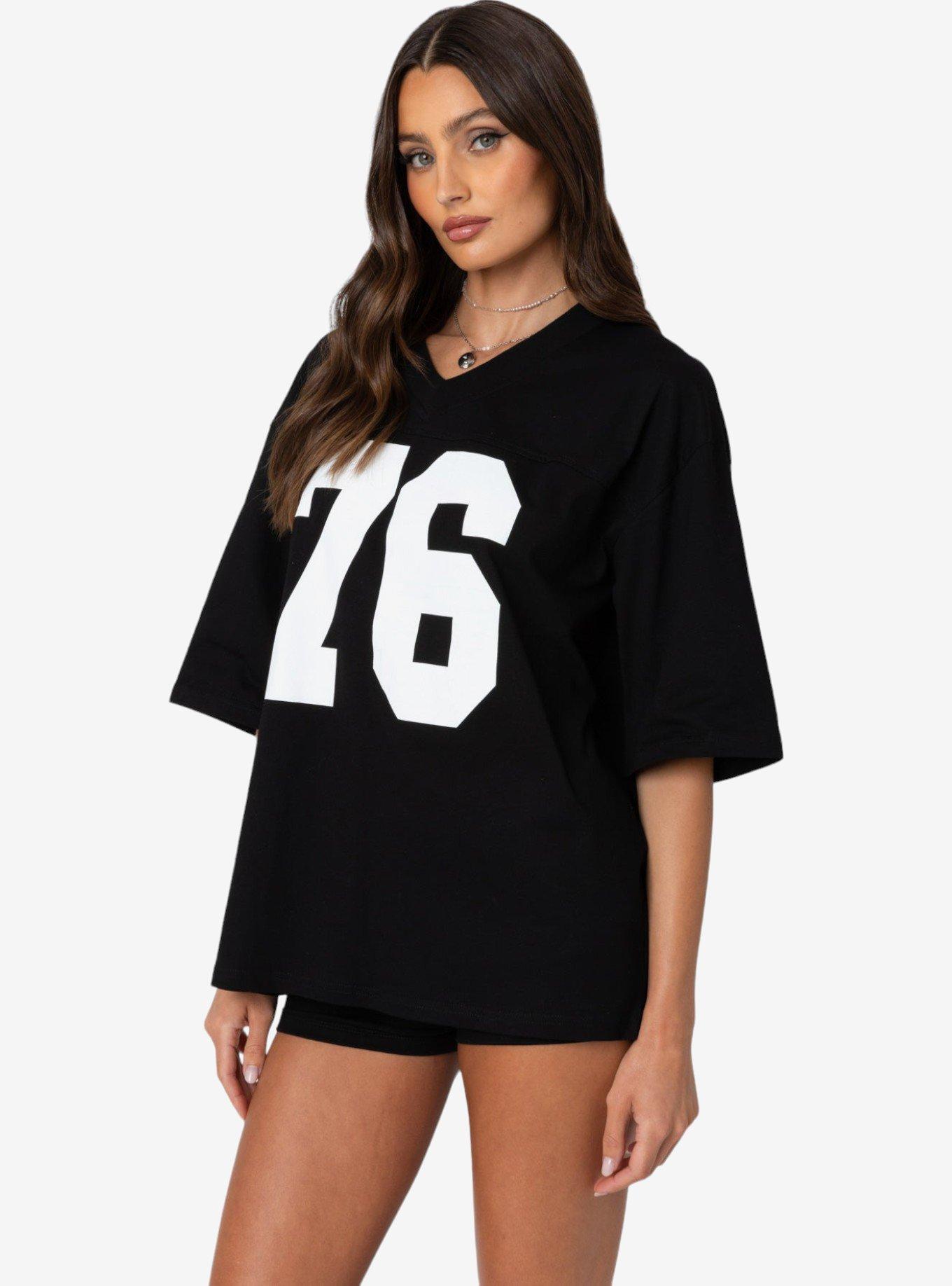 Edikted 76 Oversized T-Shirt, BLACK, alternate