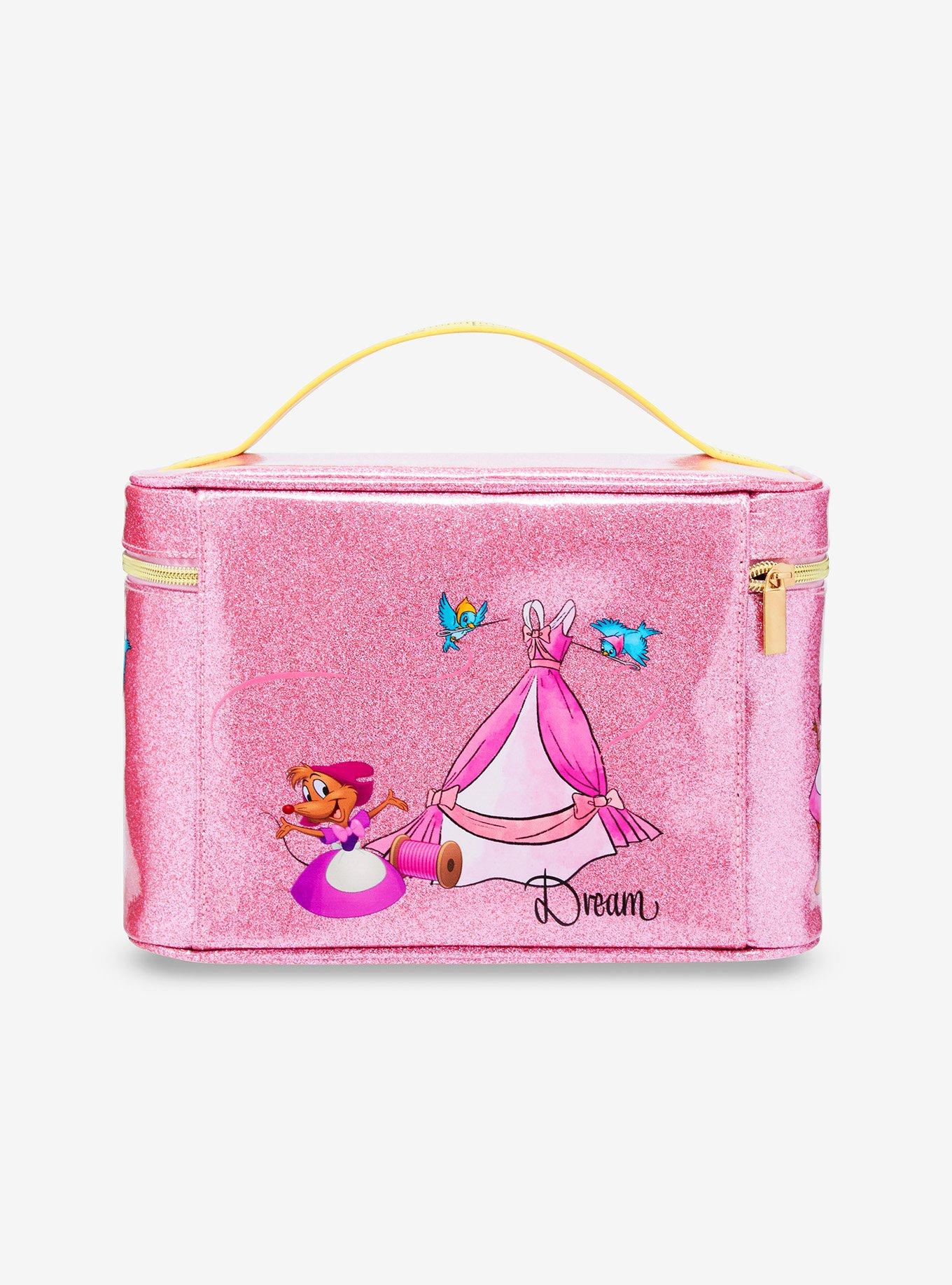 Disney Cinderella Mice at Work Glitter Cosmetic Case &mdash; BoxLunch Exclusive, , alternate