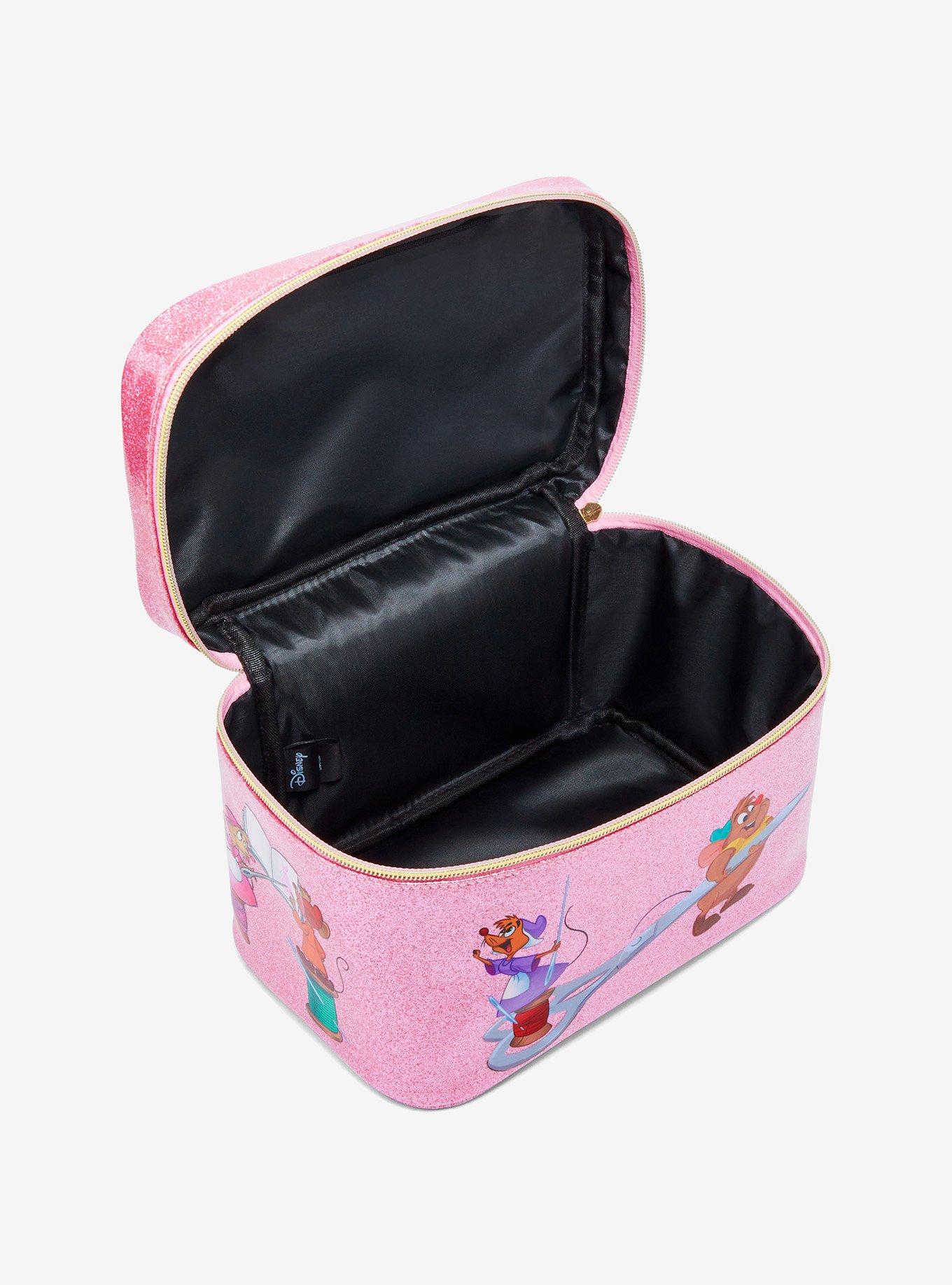 Disney Cinderella Mice at Work Glitter Cosmetic Case &mdash; BoxLunch Exclusive, , alternate