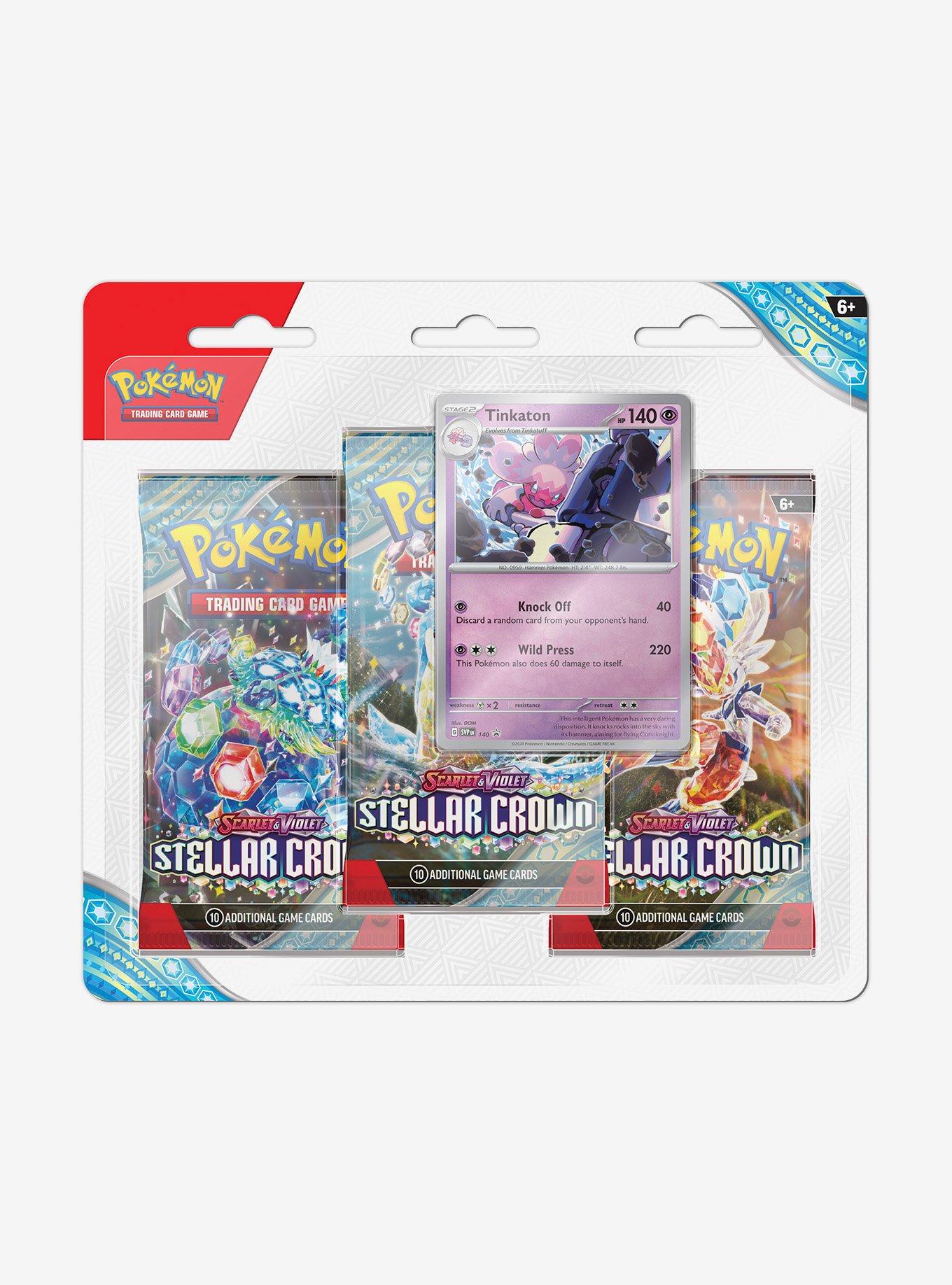 Pokémon Trading Card Game Scarlet & Violet Stellar Crown Booster Pack Set, , alternate