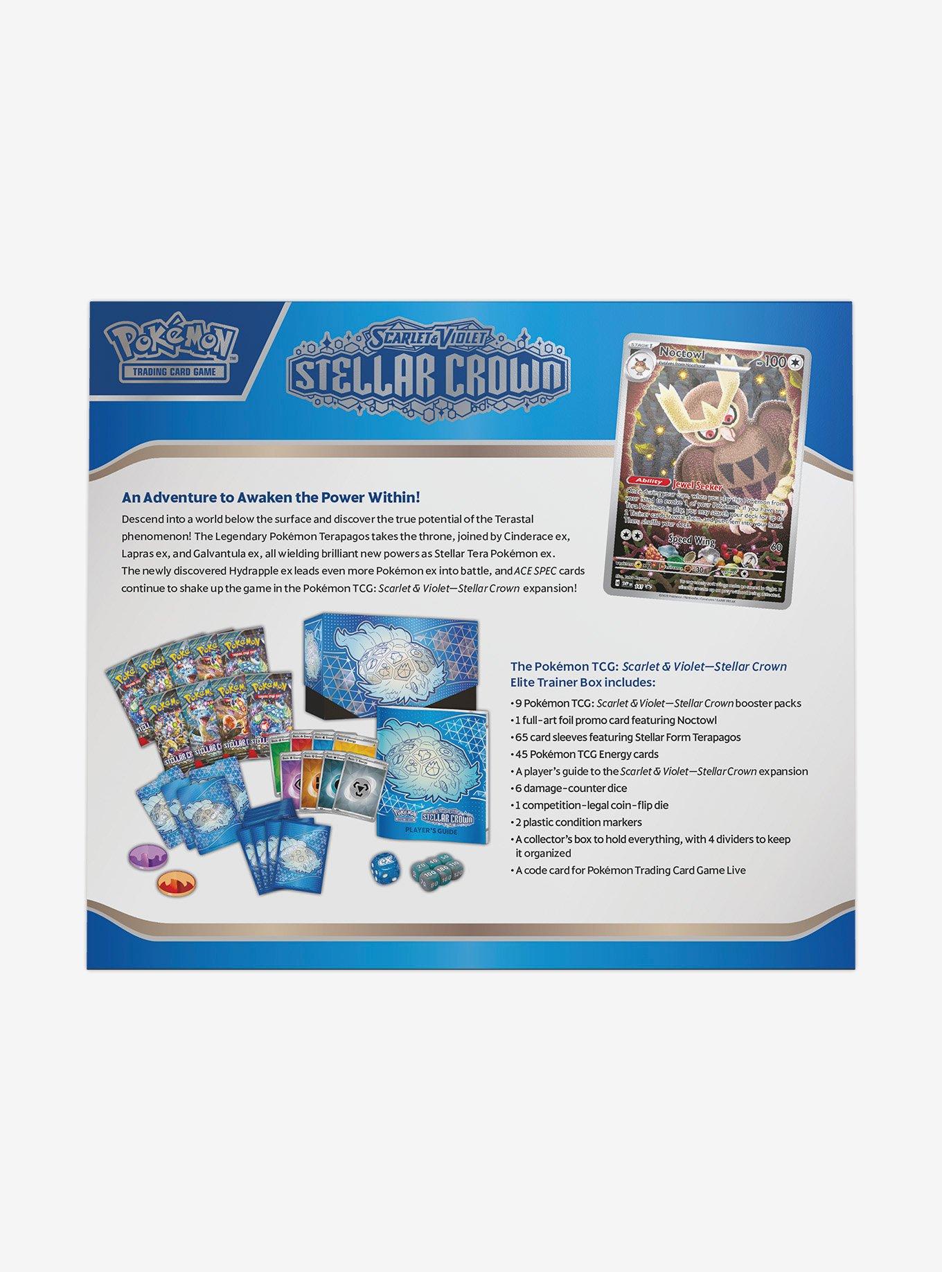 Pok&eacute;mon Trading Card Game Scarlet & Violet Stellar Crown Elite Trainer Box, , alternate