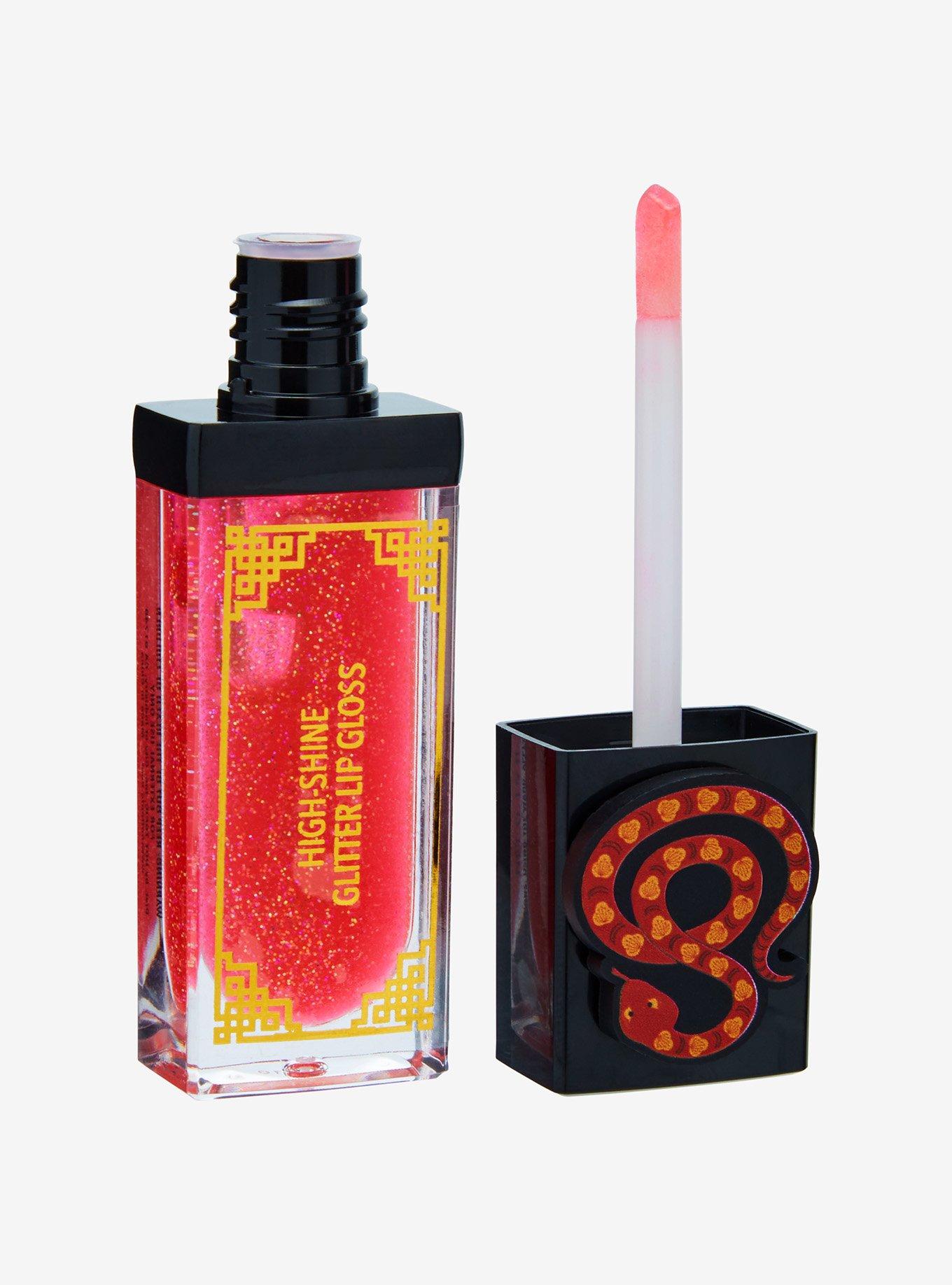 Lunar New Year Snake Red Glitter Lip Gloss, , alternate