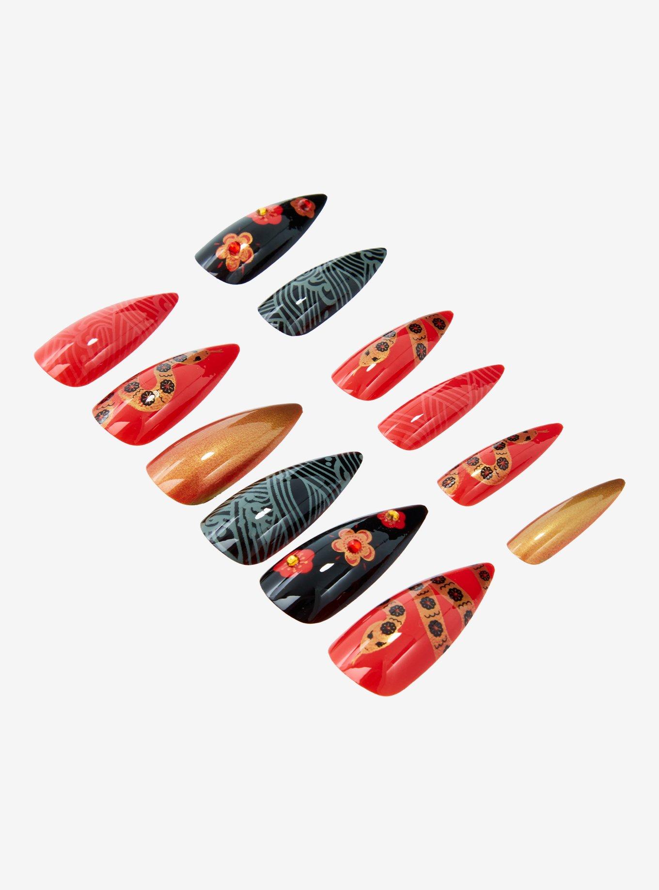 Lunar New Year Snake Press-On Nail Set, , alternate