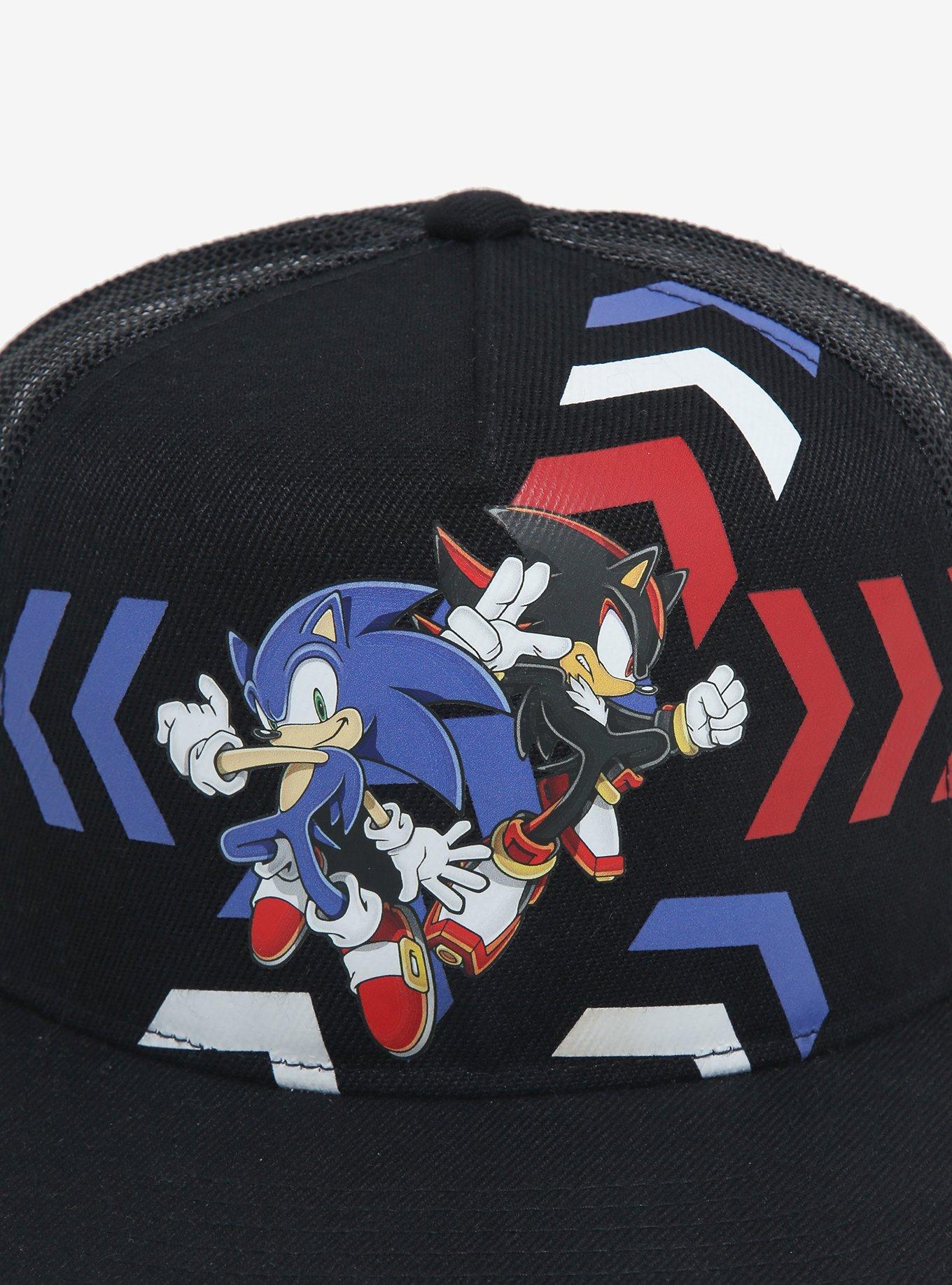 Sonic The Hedgehog Shadow & Sonic Arrows Snapback Hat, , alternate
