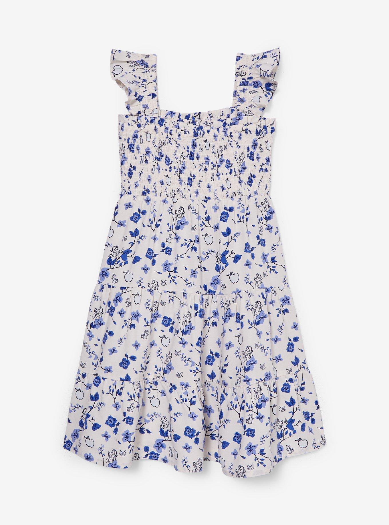 Disney Snow White and the Seven Dwarfs Floral Critters Ruffled Toddler Dress, , hi-res