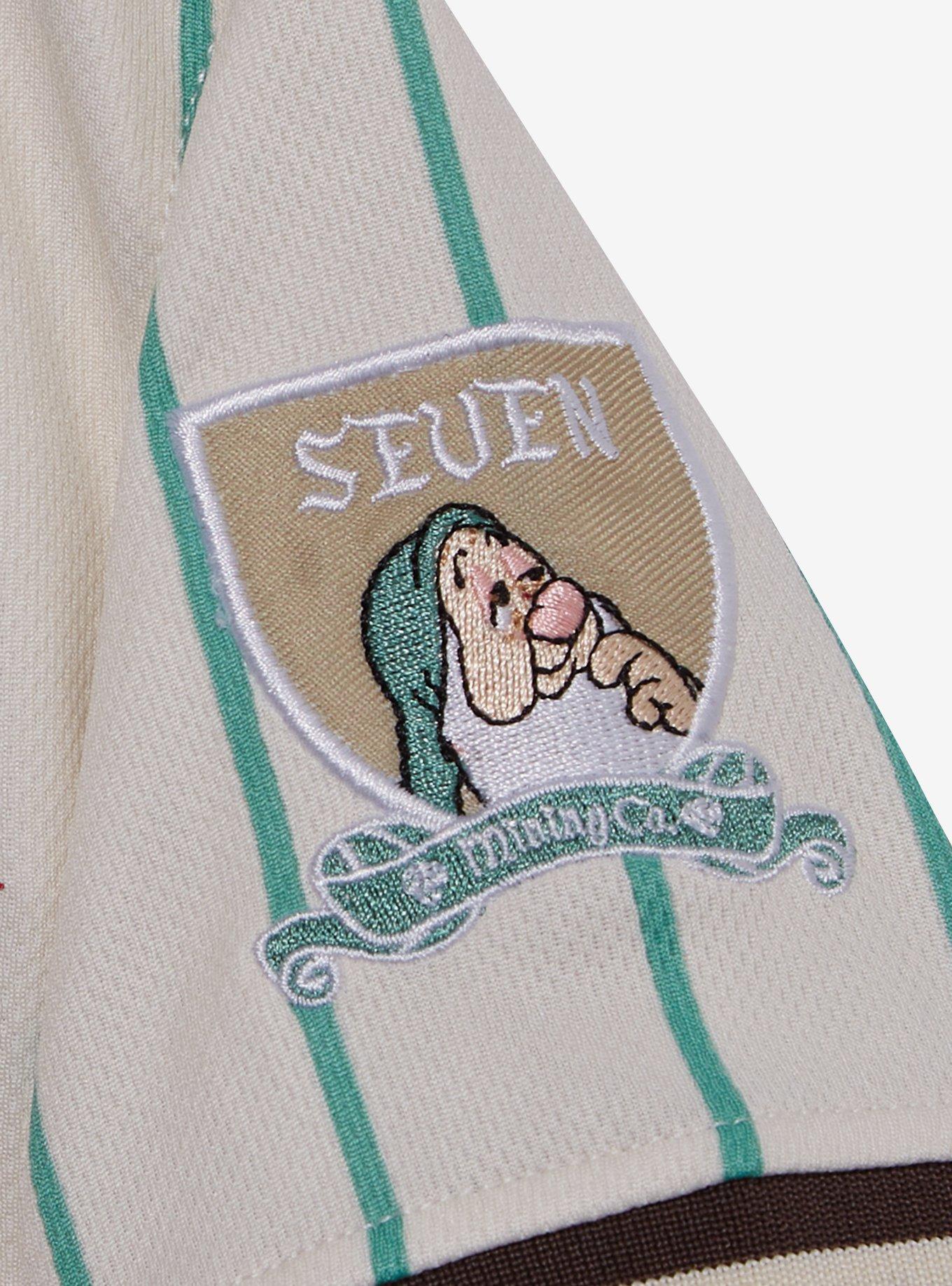 Disney Snow White and the Seven Dwarfs Diamond Miner Toddler Baseball Jersey - BoxLunch Exclusive, GREEN, alternate