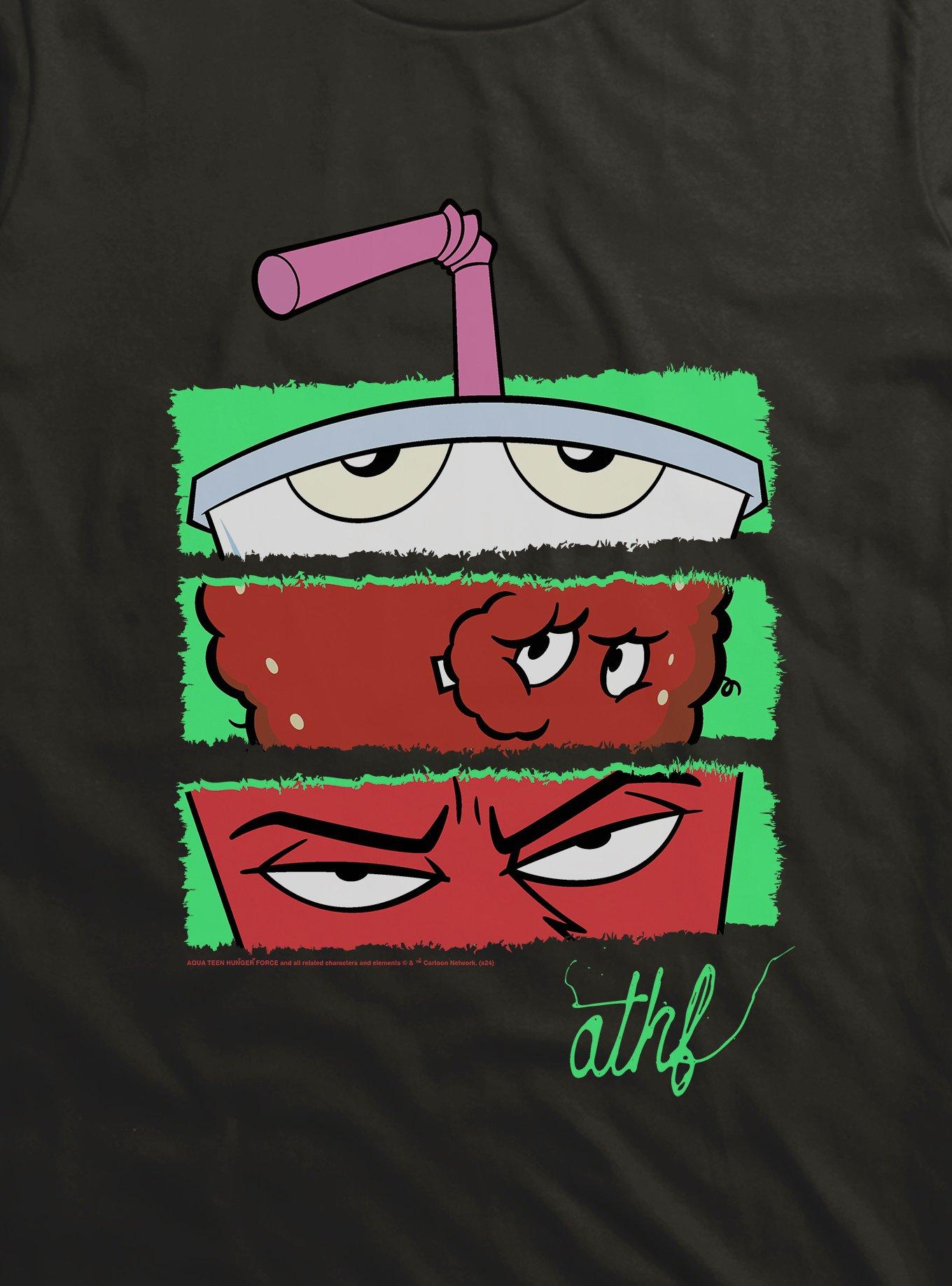 Aqua Teen Hunger Force Match 3 Face Tiles T-Shirt, , hi-res