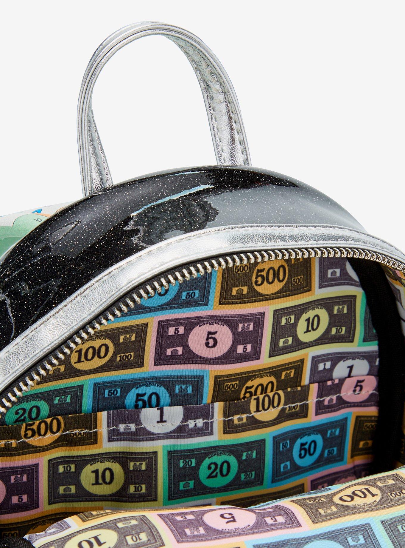 Monopoly Mr. Monopoly Glitter Mini Backpack, , alternate