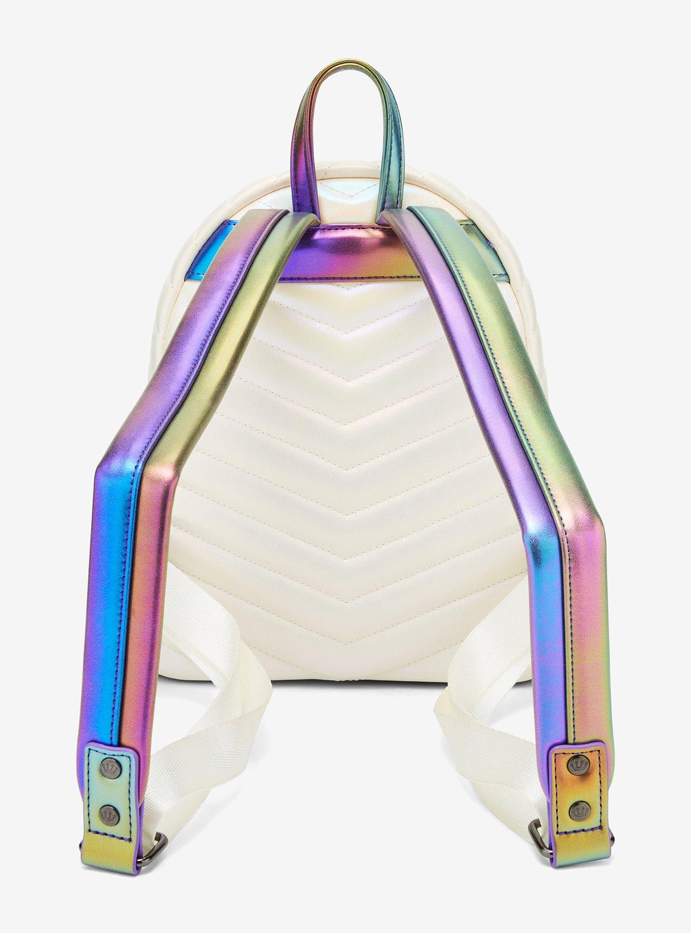 Loungefly Funko Pop! BTS Iridescent Quilted Mini Backpack, , alternate