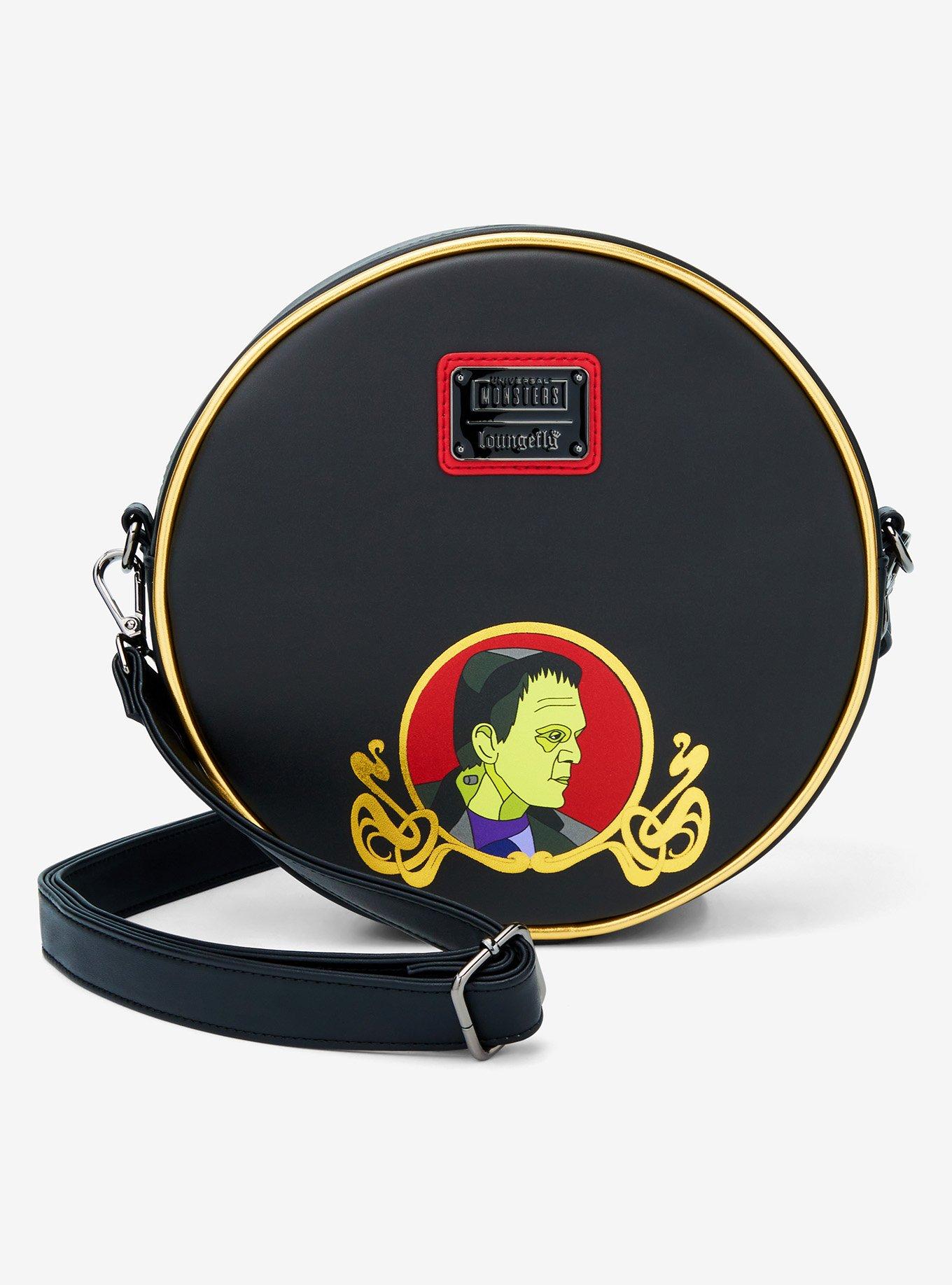 Loungefly Universal Monsters The Bride Of Frankenstein Stained Glass Crossbody Bag, , alternate